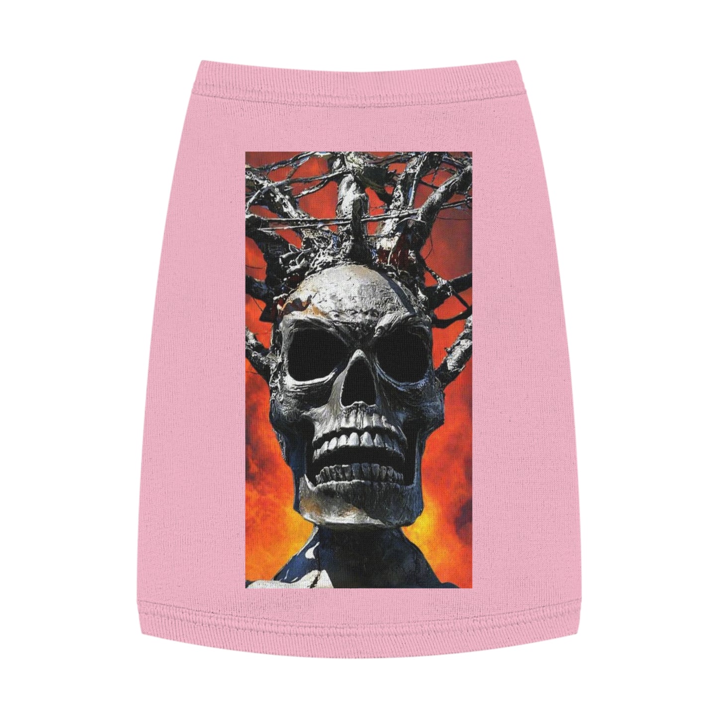 Skull Warrior Inferno Stare - Pet Tank Top