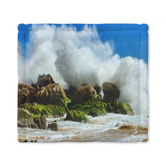 Divorce Beach - Minkey Baby Lovey Blanket