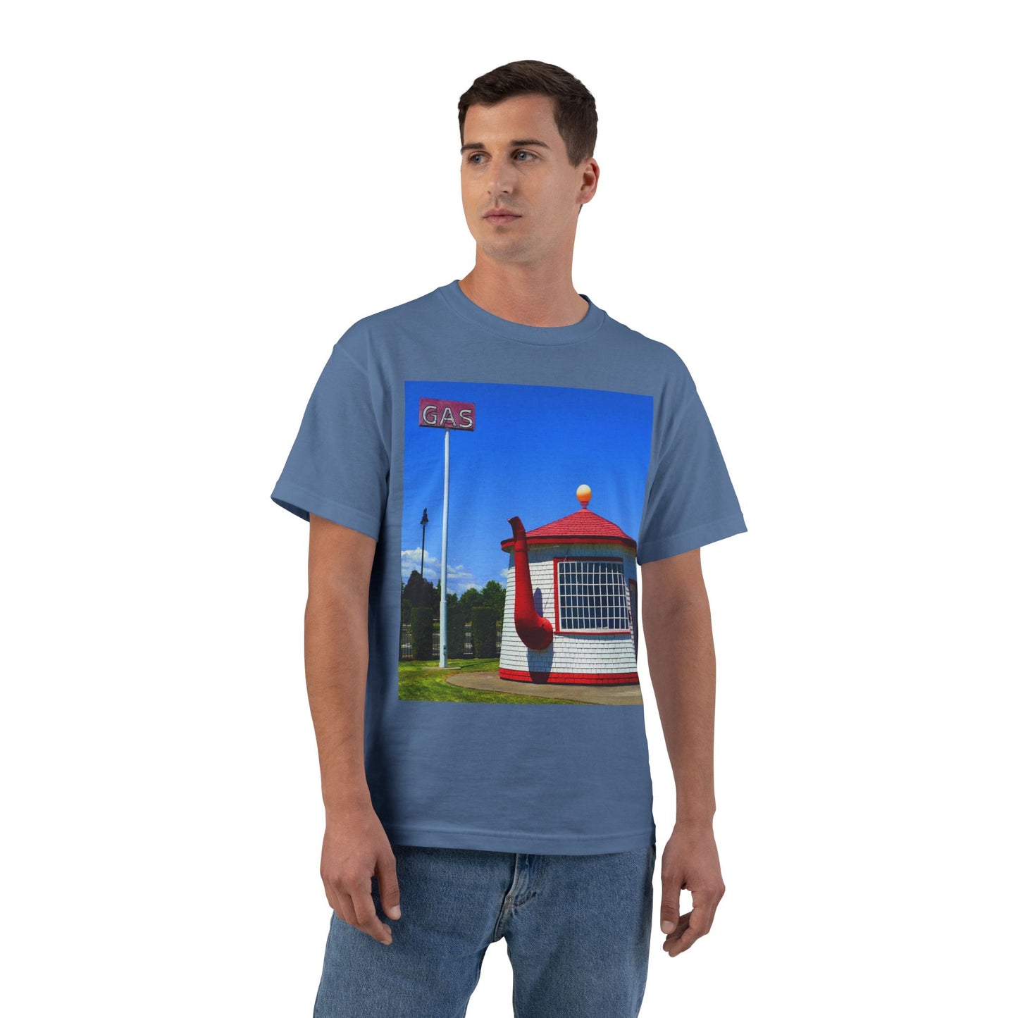 Historic Teapot Dome Service Station - Beefy-T Short-Sleeve T-Shirt