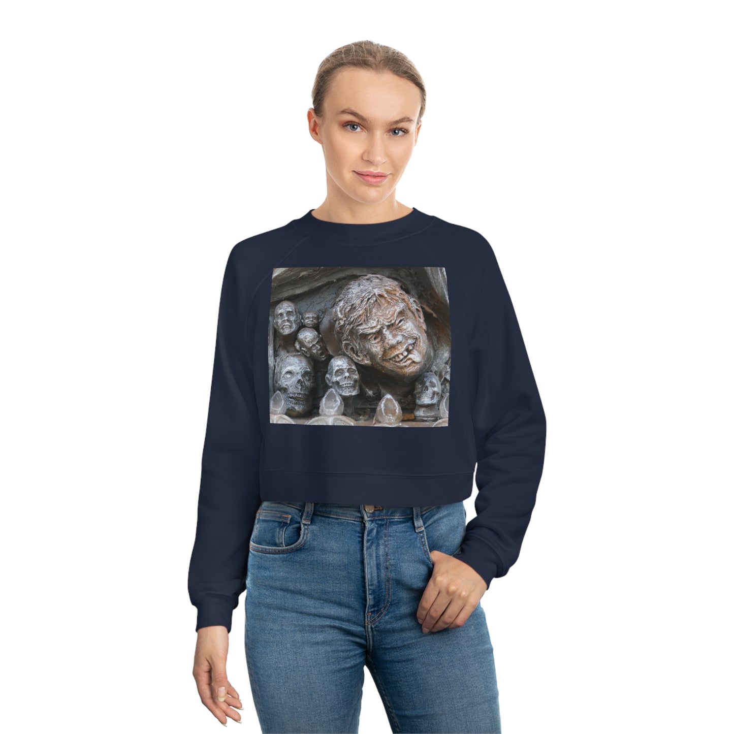 Waiting For The King - Women's Cropped Fleece Pullover - Fry1Productions