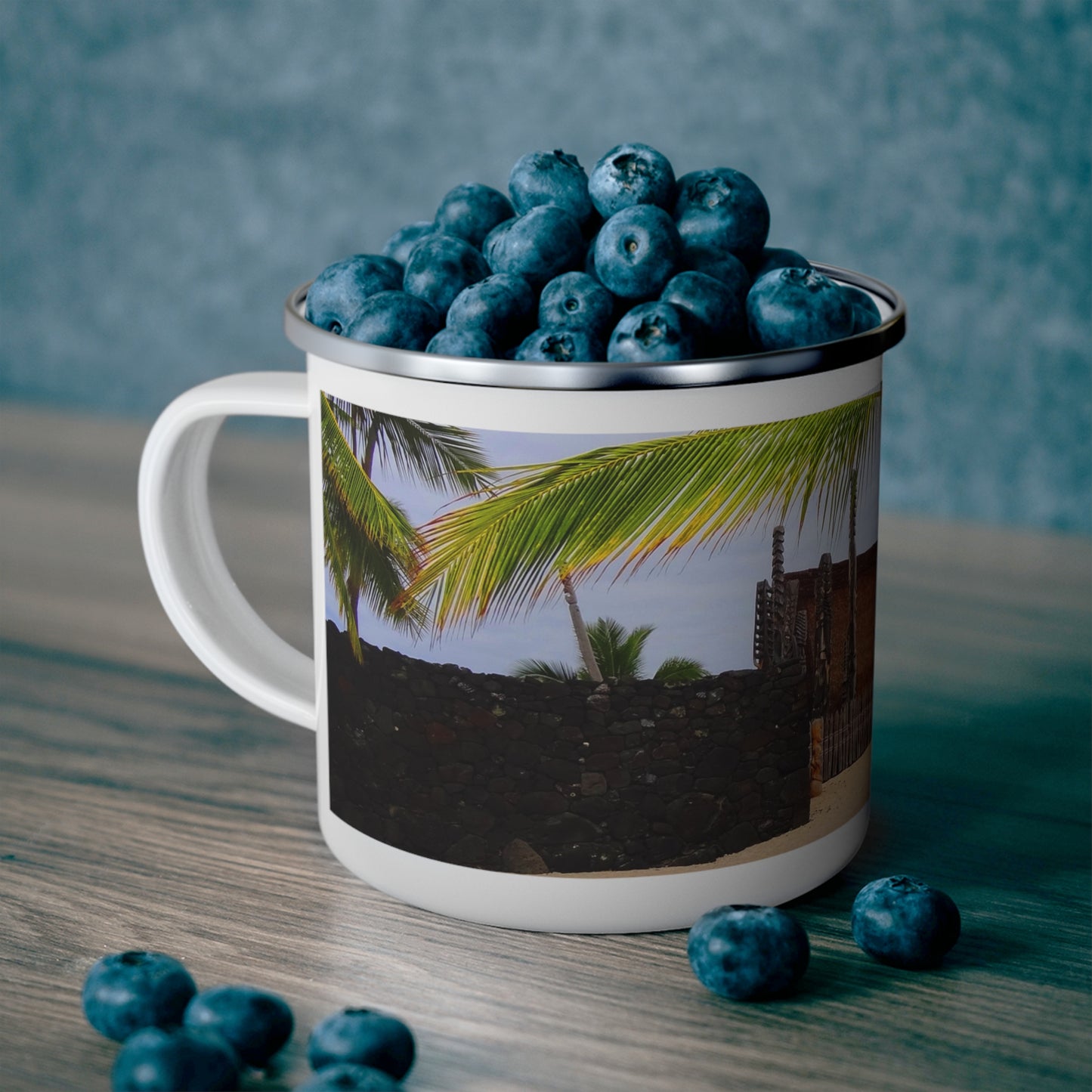 Florescence Hale O Keawe - Enamel Camping Mug 12oz