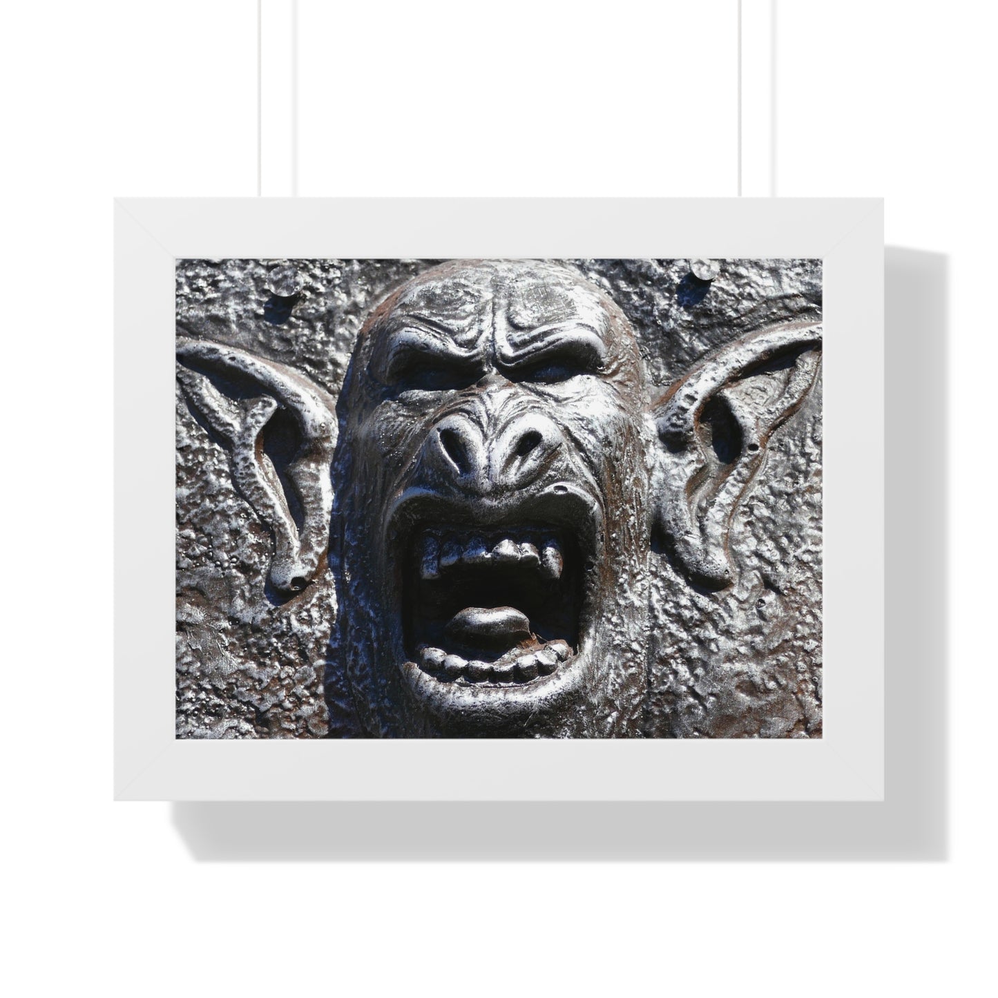 Frenzy Scream - Framed Horizontal Poster