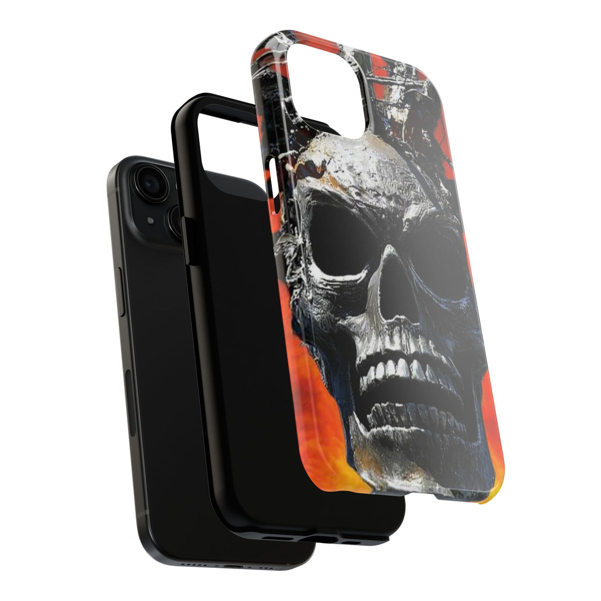 Skull Warrior Inferno Stare (v1) - Tough Phone Cases