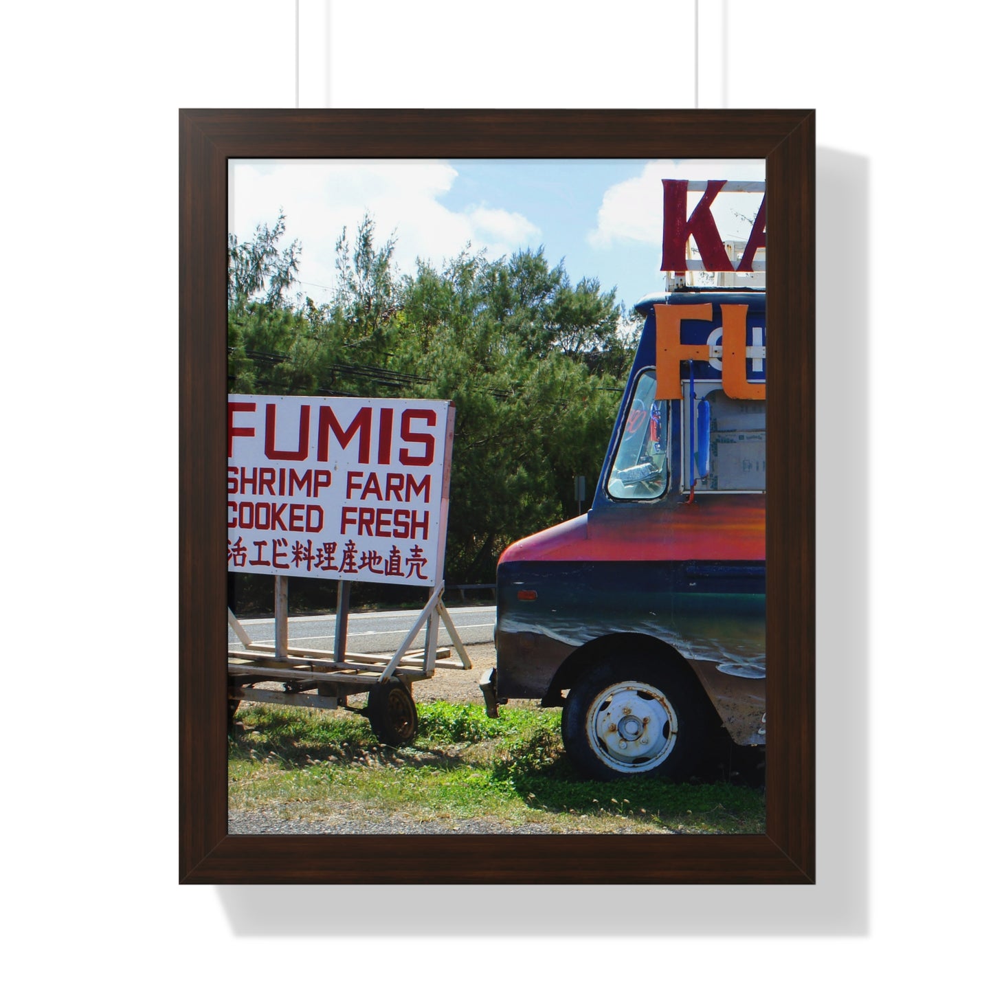 Aloha Keanu - Framed Vertical Poster