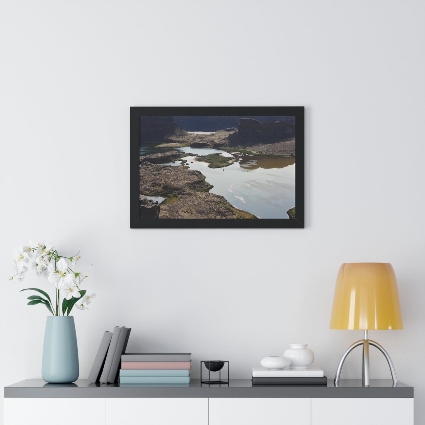 Reminisce of Ancient Thunder - Framed Horizontal Poster