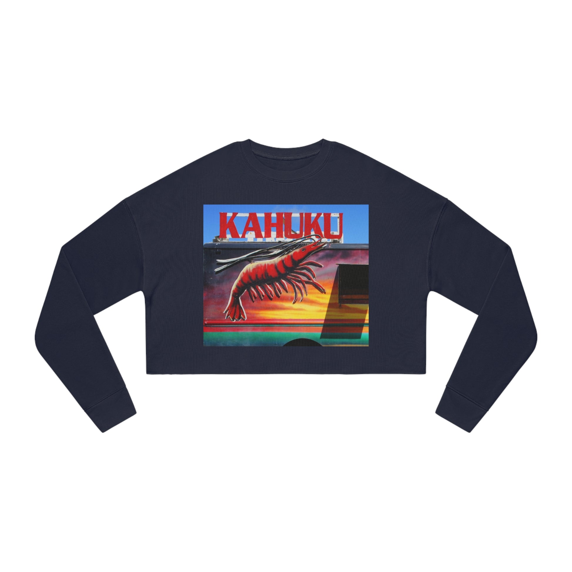Kahuku Kai - Women's Cropped Sweatshirt - Fry1Productions