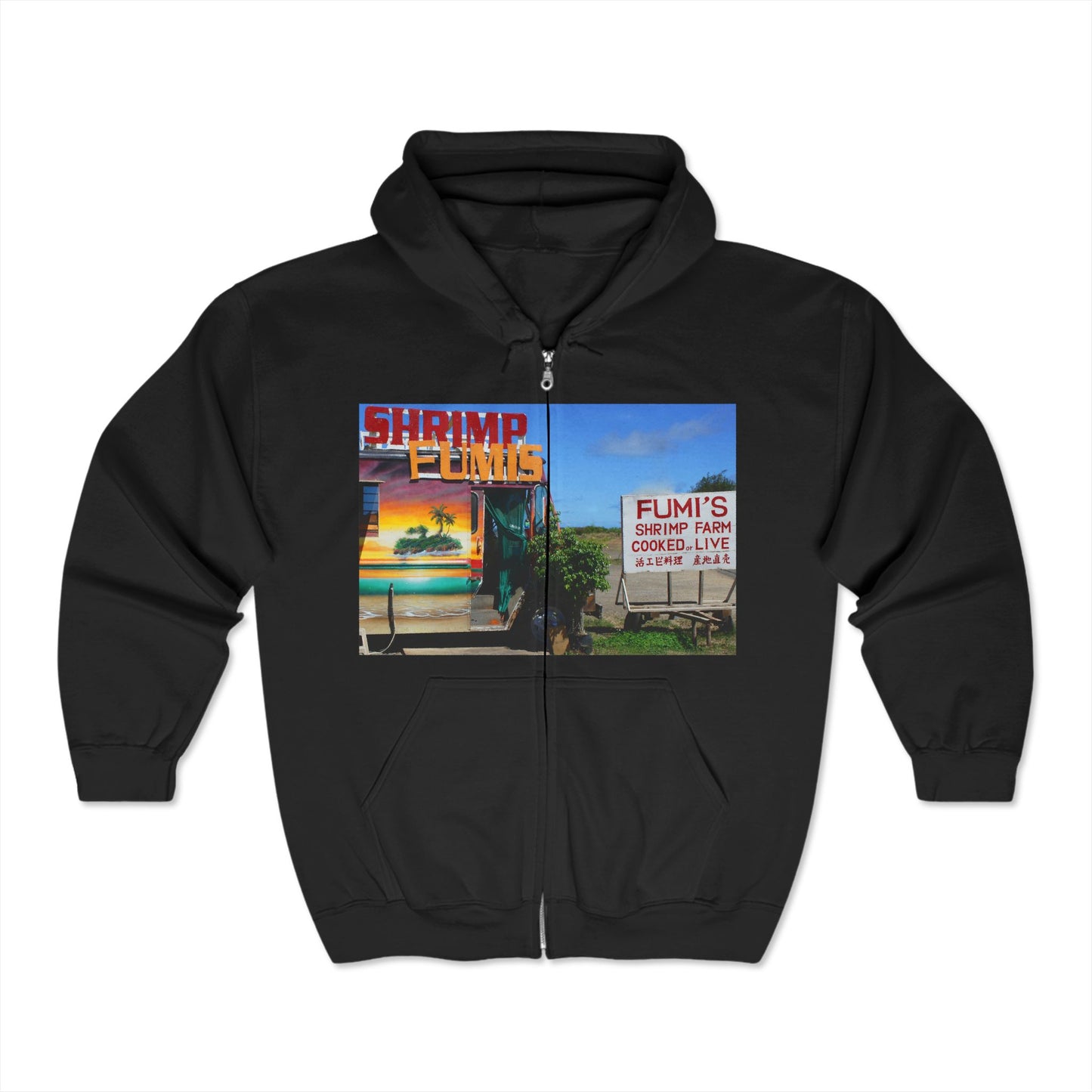 Kaulana Delights - Unisex Full Zip Hooded Sweatshirt