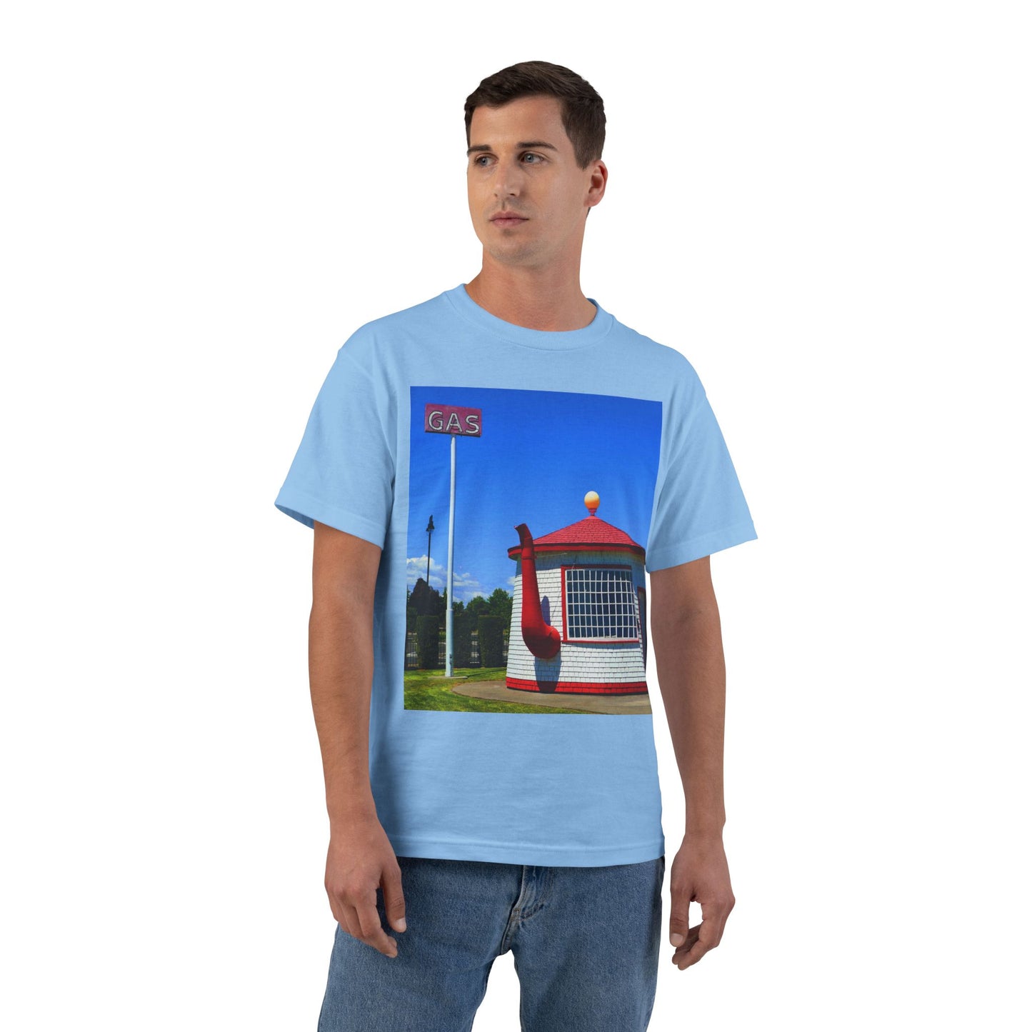 Historic Teapot Dome Service Station - Beefy-T Short-Sleeve T-Shirt