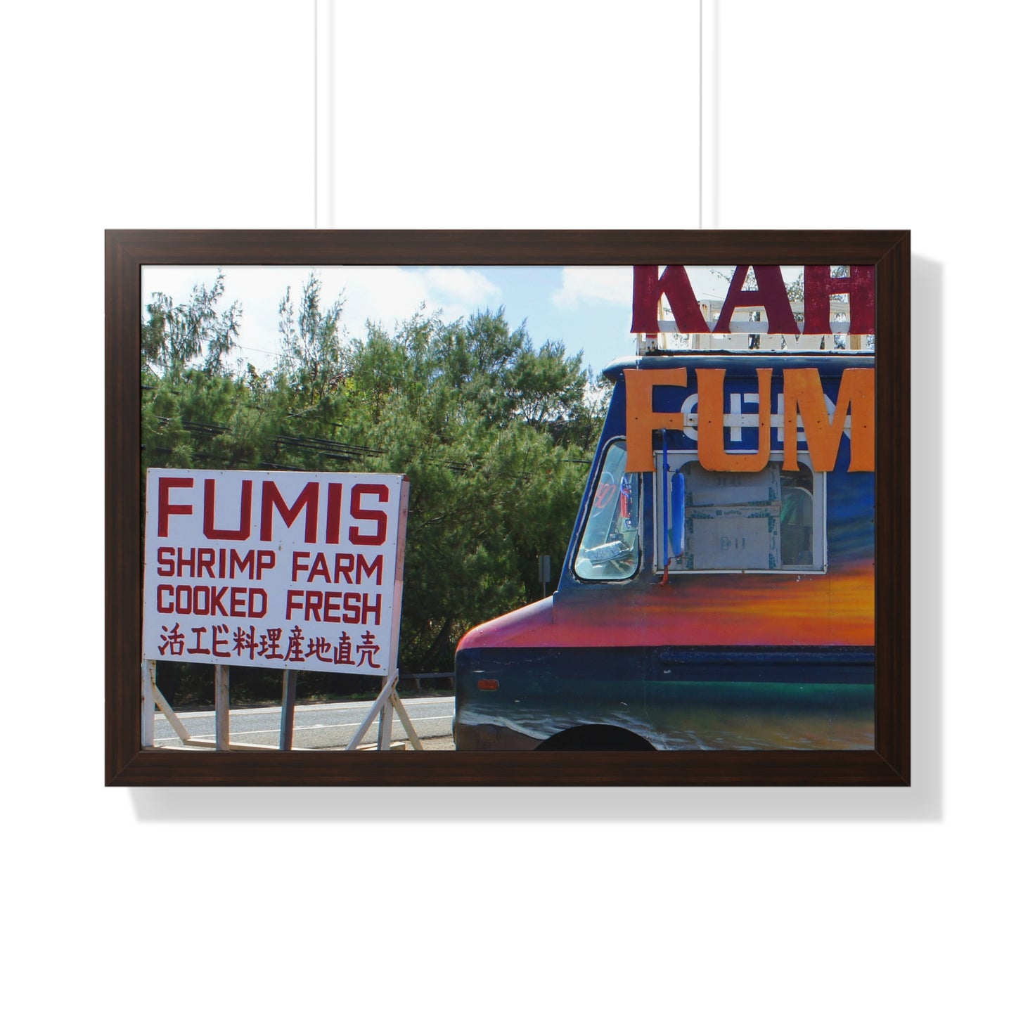 Aloha Keanu - Framed Horizontal Poster