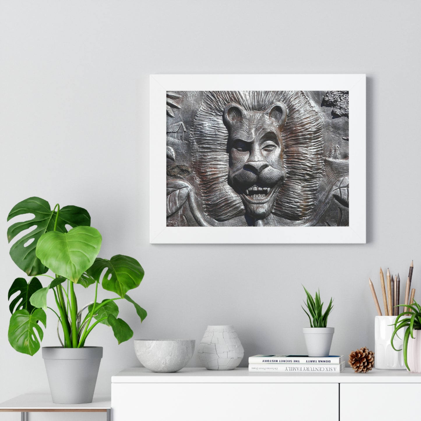 Lion's Friends Forever - Framed Horizontal Poster