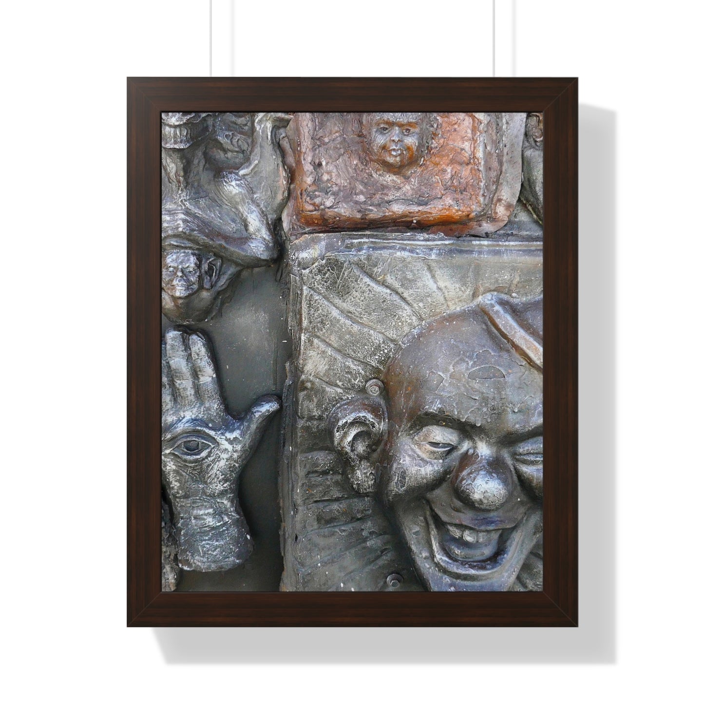 Cosmic Laughter - Framed Vertical Poster