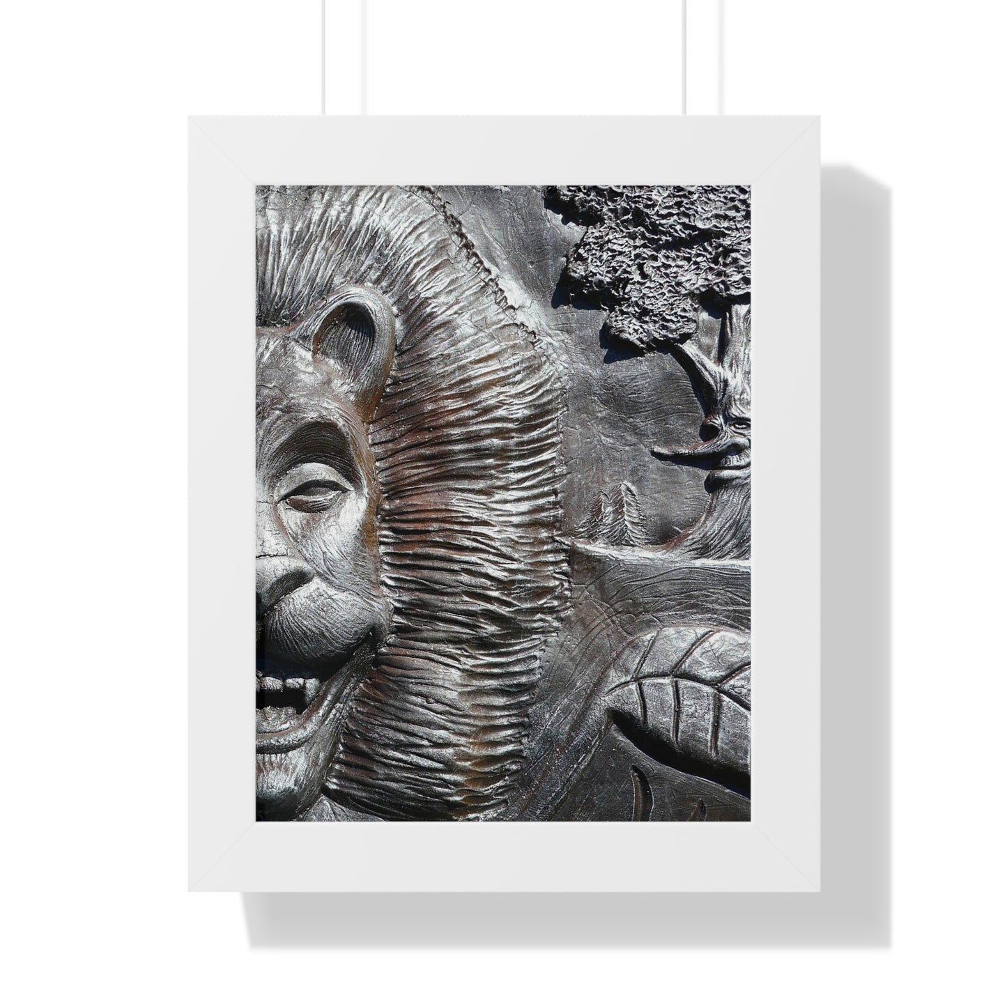 Lion's Friends Forever V3 - Framed Vertical Poster