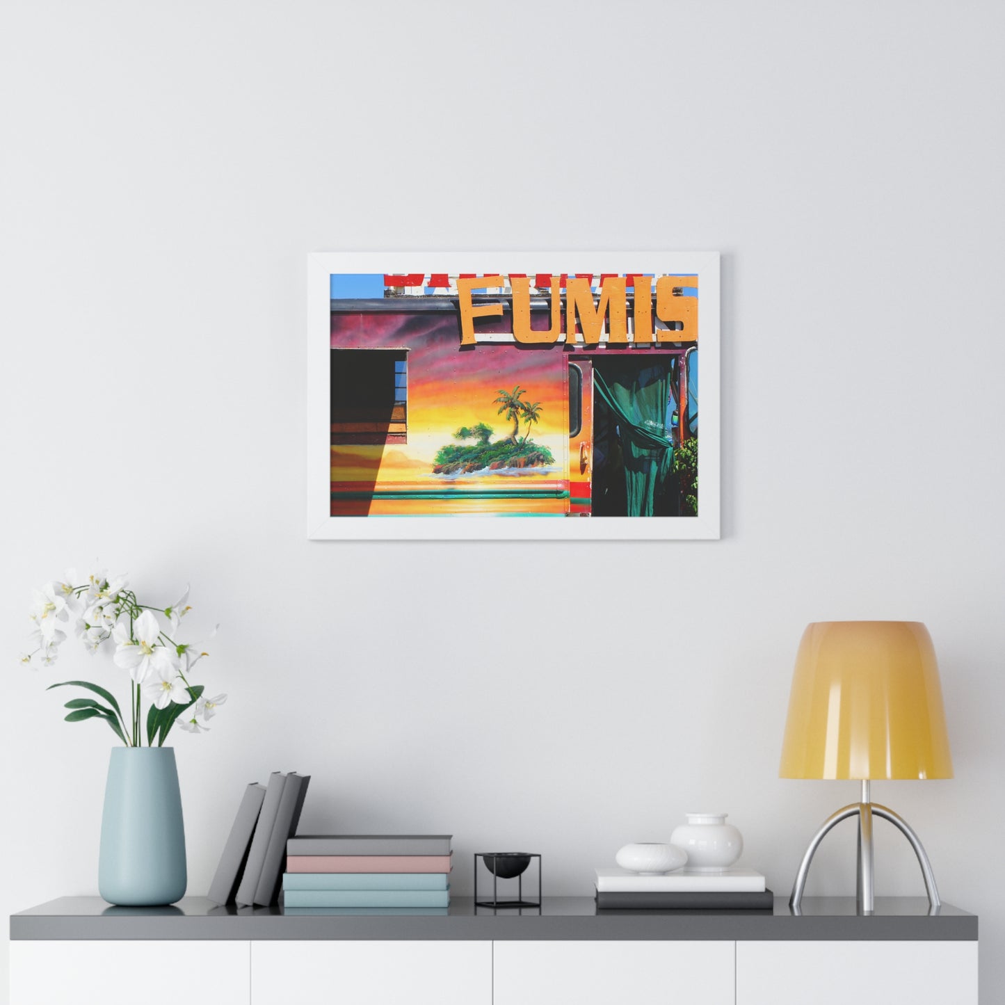Island Love - Framed Horizontal Poster