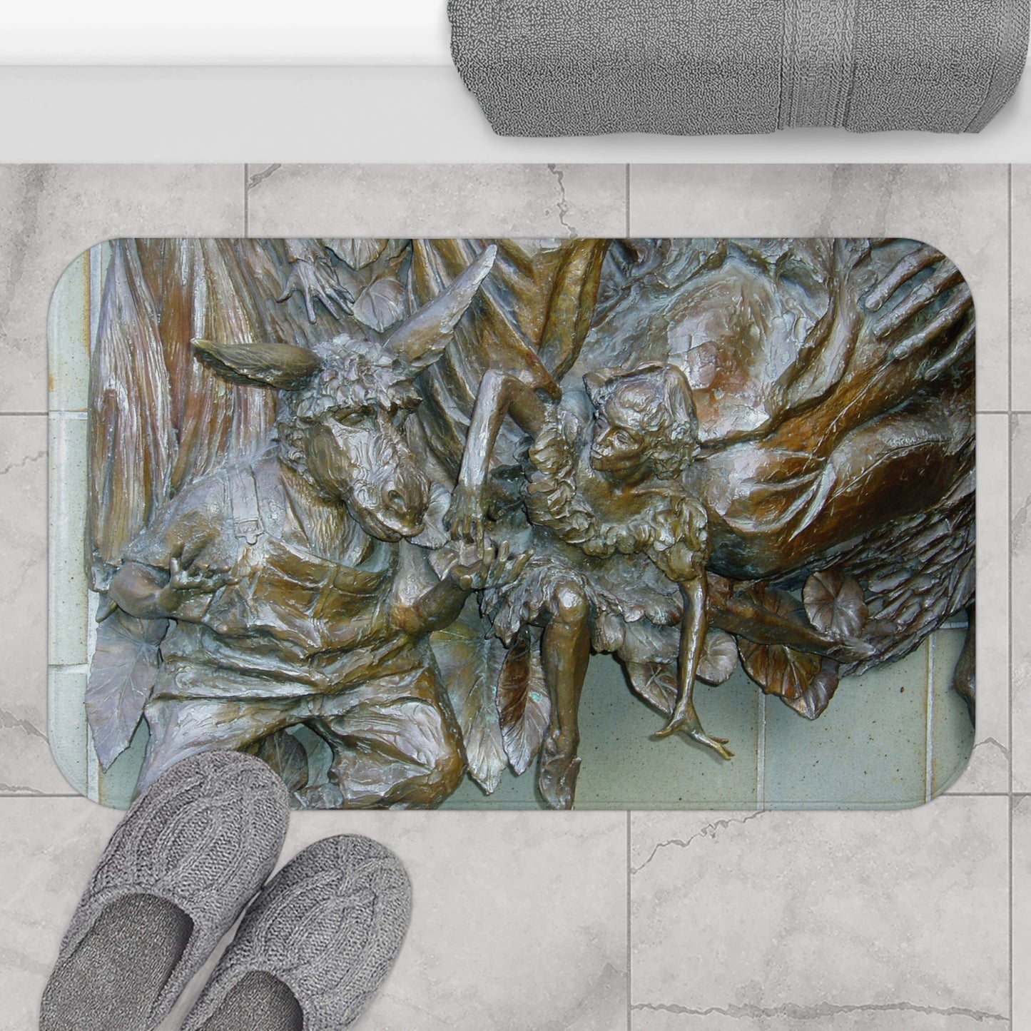 Flight Love - Microfiber Bath Mat - Fry1Productions