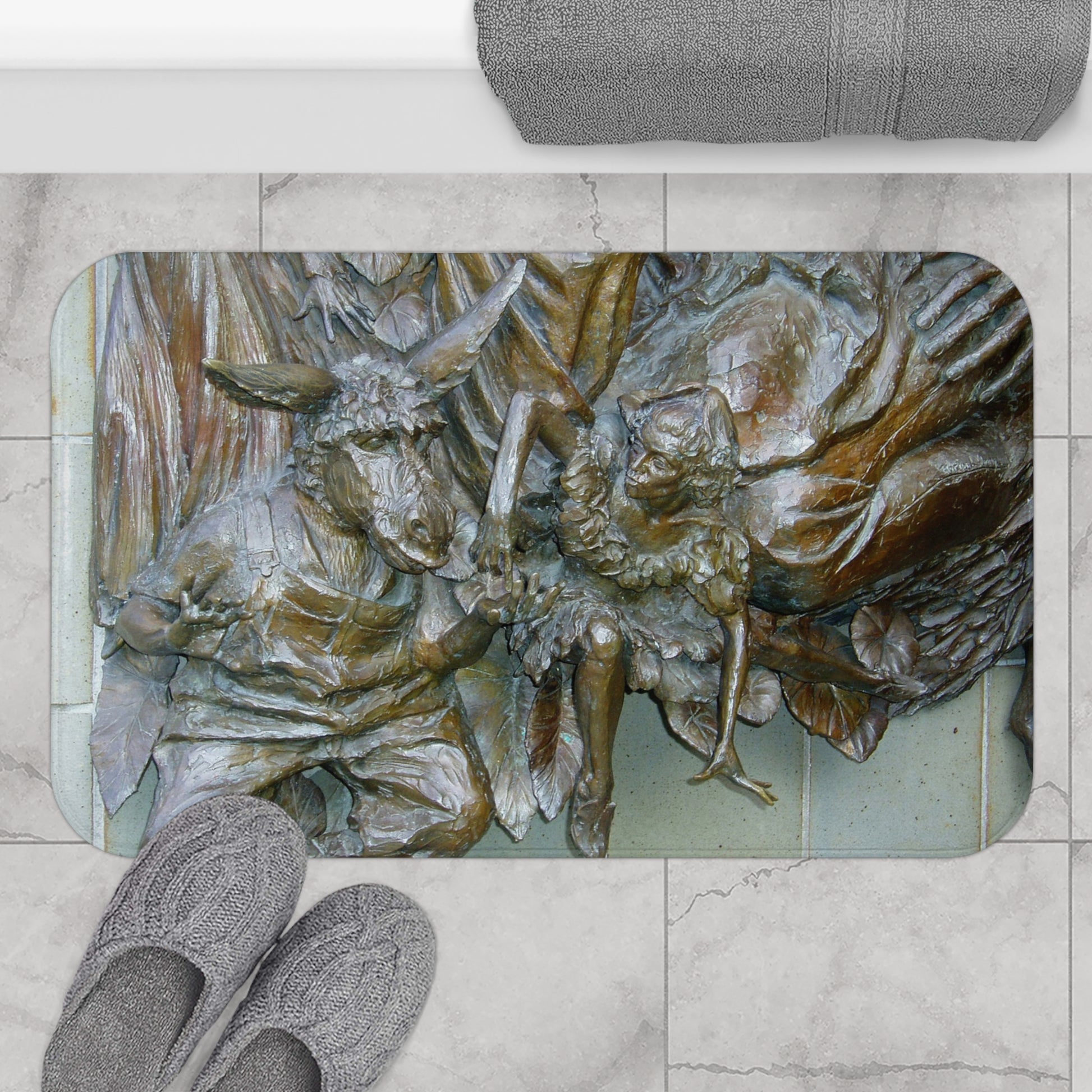 Flight Love - Microfiber Bath Mat - Fry1Productions