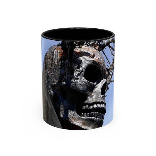 Skull Warrior - Accent Coffee Mug (11, 15oz)