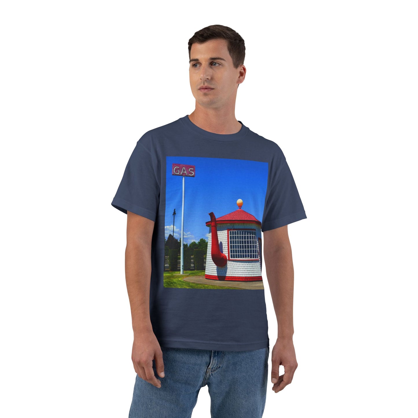 Historic Teapot Dome Service Station - Beefy-T Short-Sleeve T-Shirt