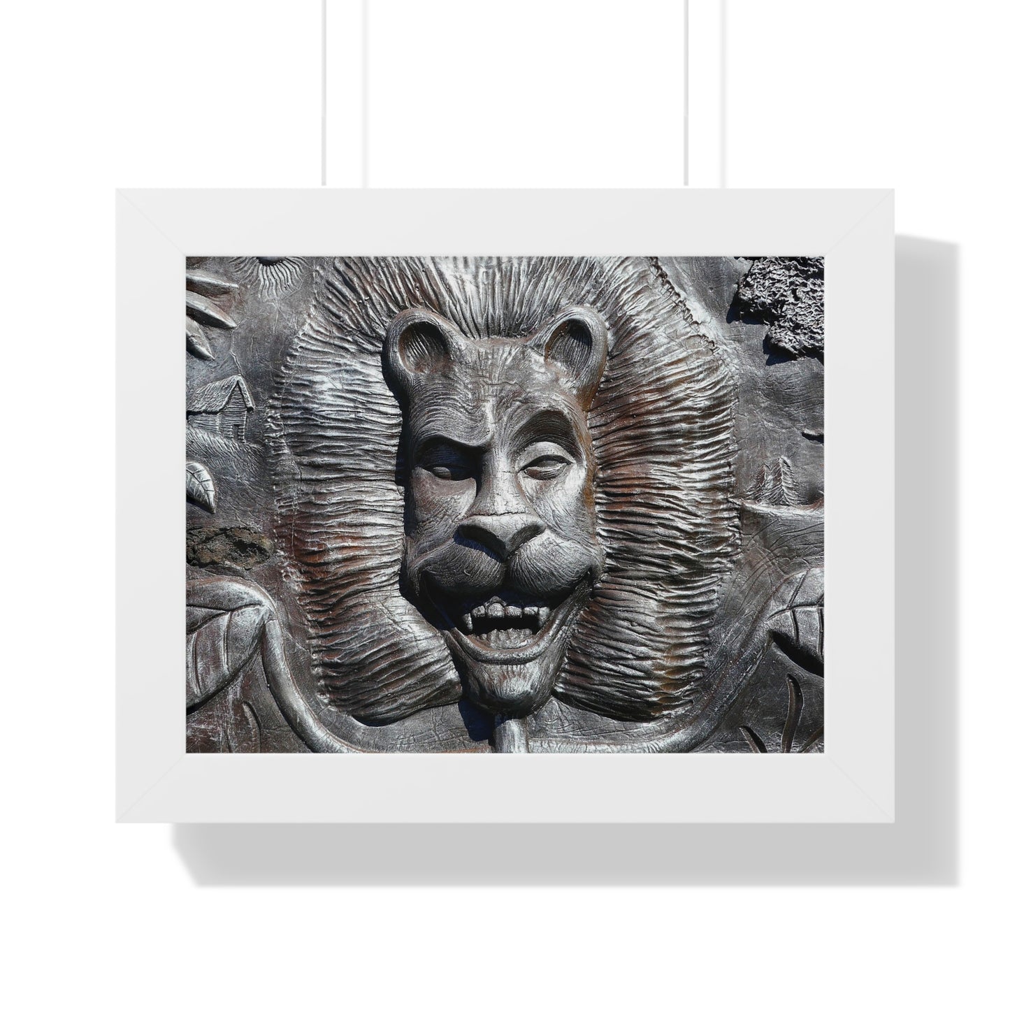 Lion's Friends Forever - Framed Horizontal Poster