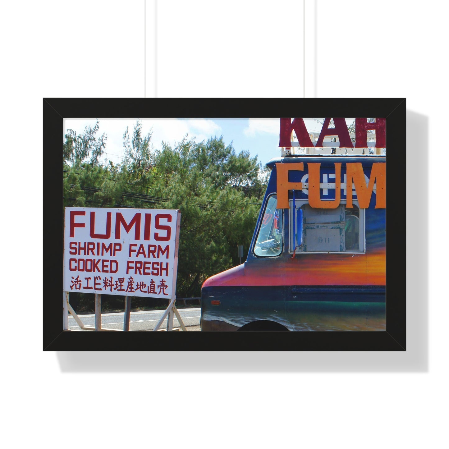 Aloha Keanu - Framed Horizontal Poster