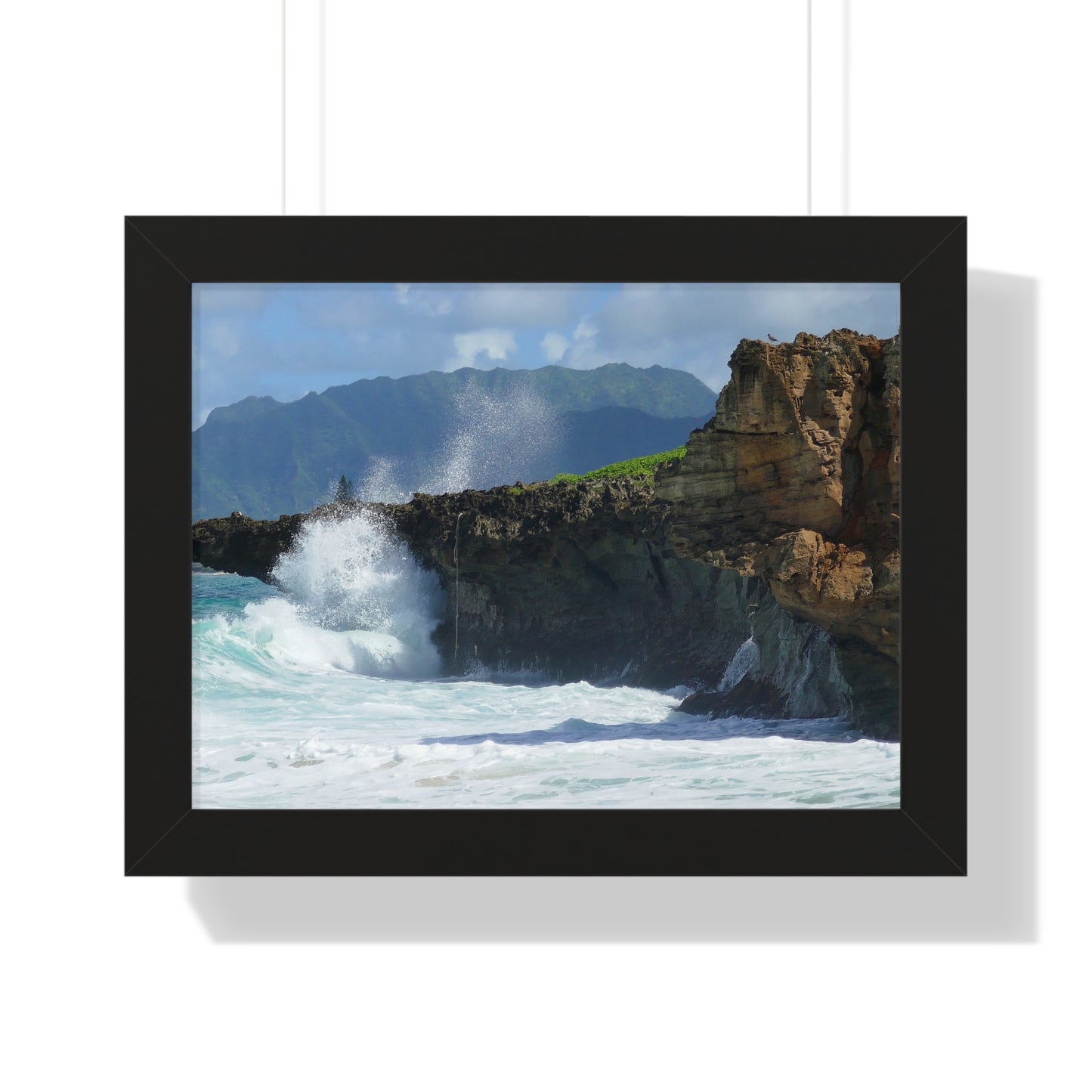 Rockin Surfer's Rope - Framed Horizontal Poster