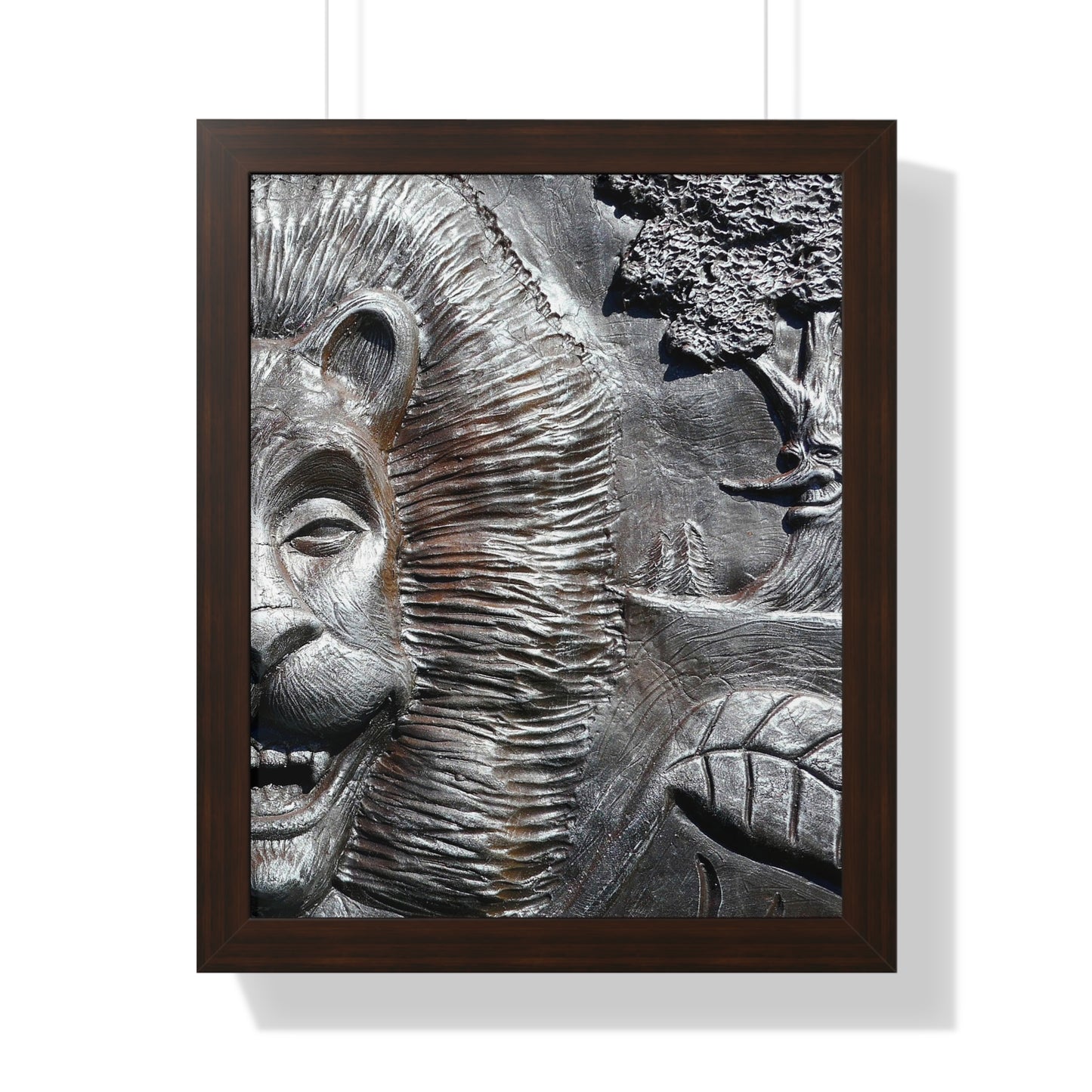 Lion's Friends Forever V3 - Framed Vertical Poster