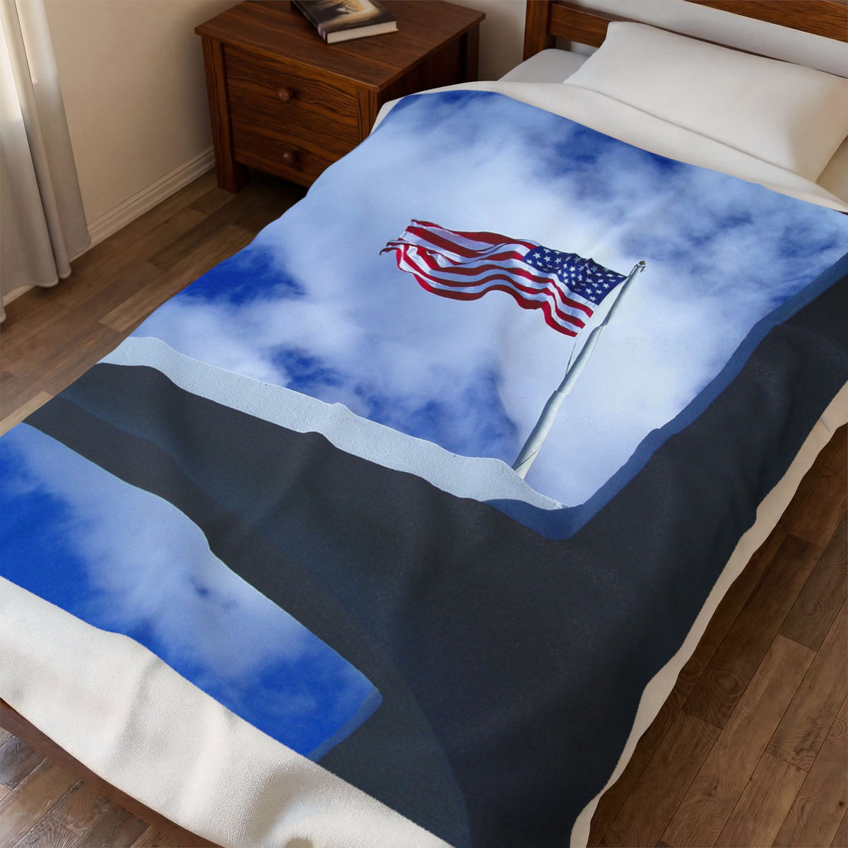 In Solemn Remembrance - Velveteen Plush Blanket ( 30"x40", 50"x60", 60"x80" )