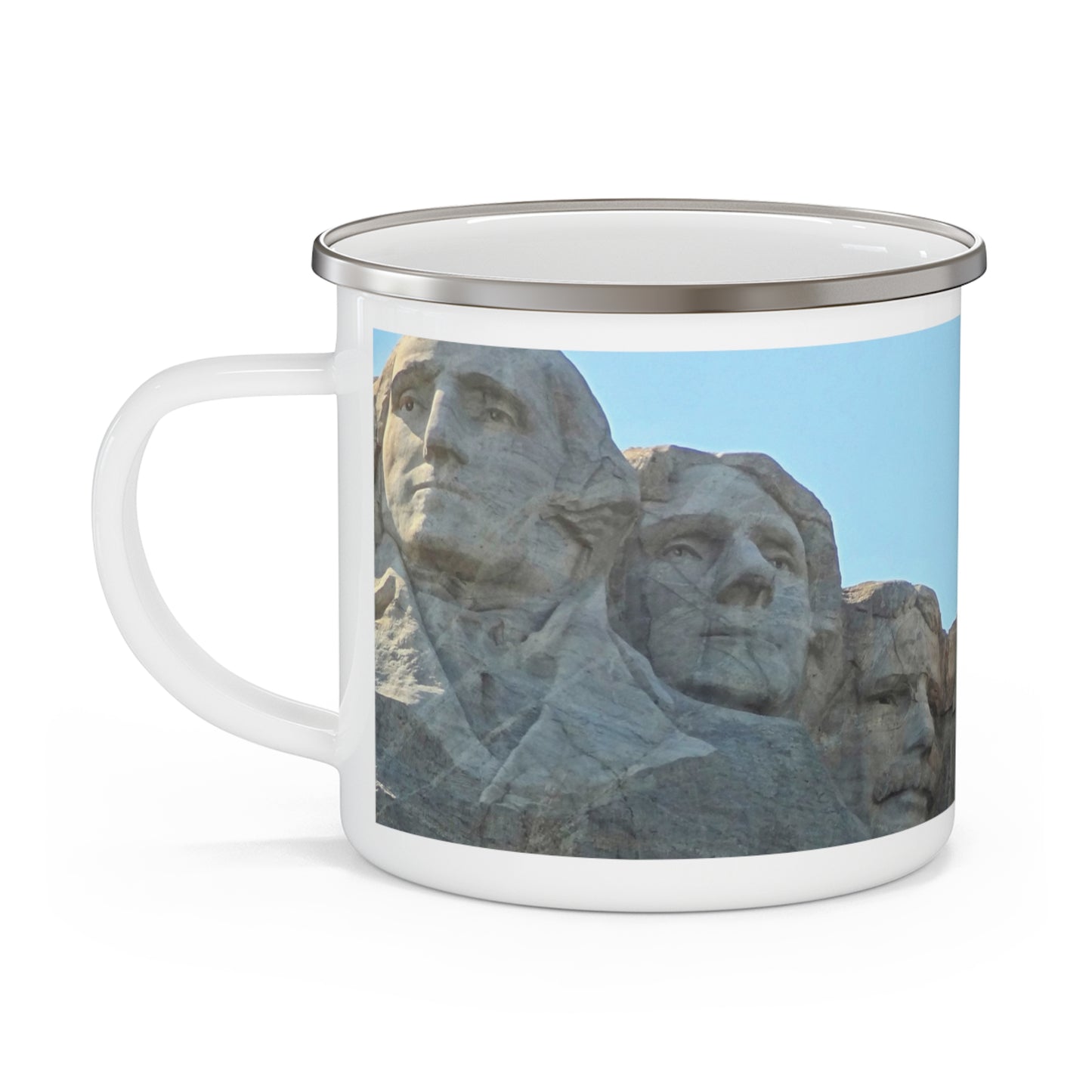 History Remembered Forever - Enamel Camping Mug 12oz