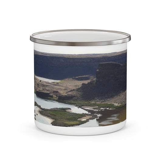 Reminisce of Ancient Thunder - Enamel Camping Mug 12oz