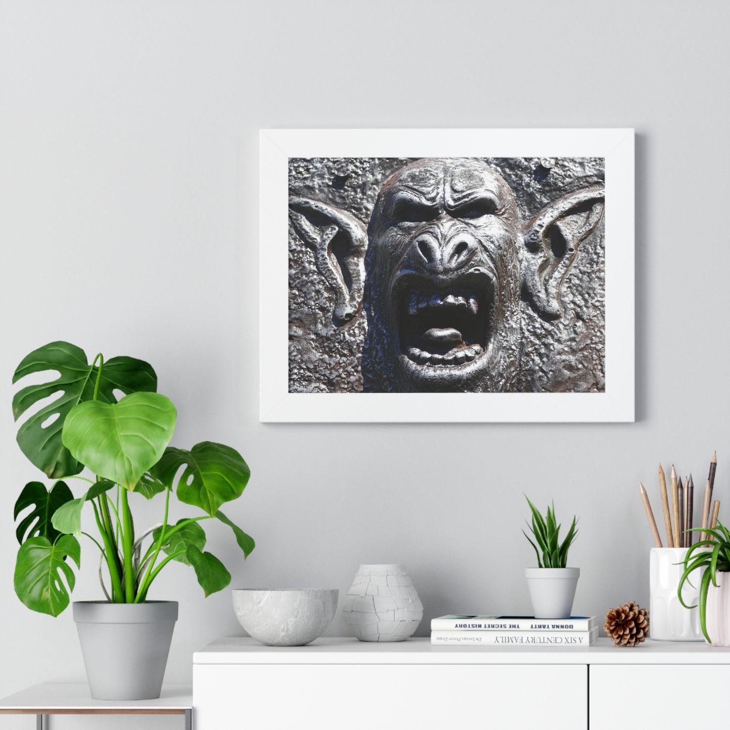 Frenzy Scream - Framed Horizontal Poster