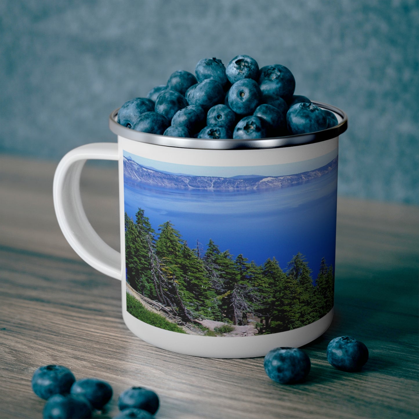 Big Blue - Enamel Camping Mug 12oz