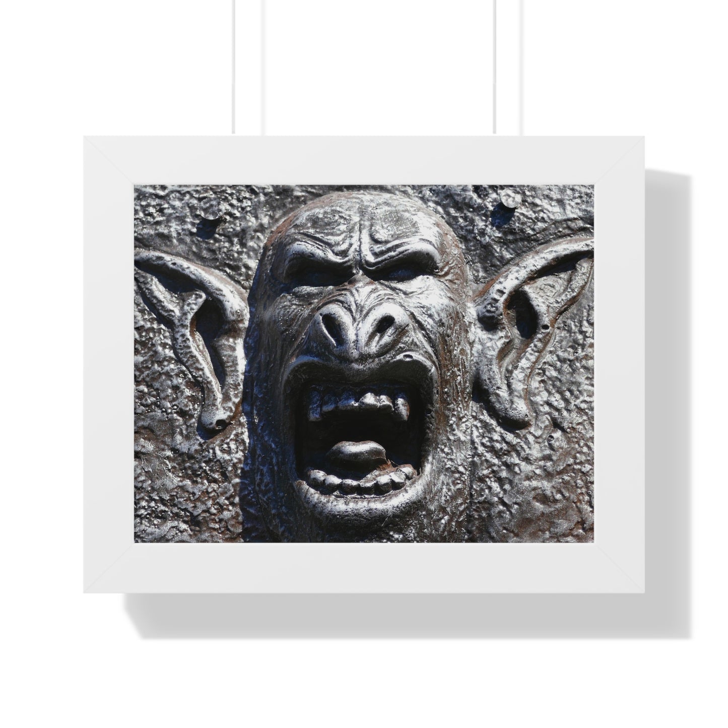 Frenzy Scream - Framed Horizontal Poster