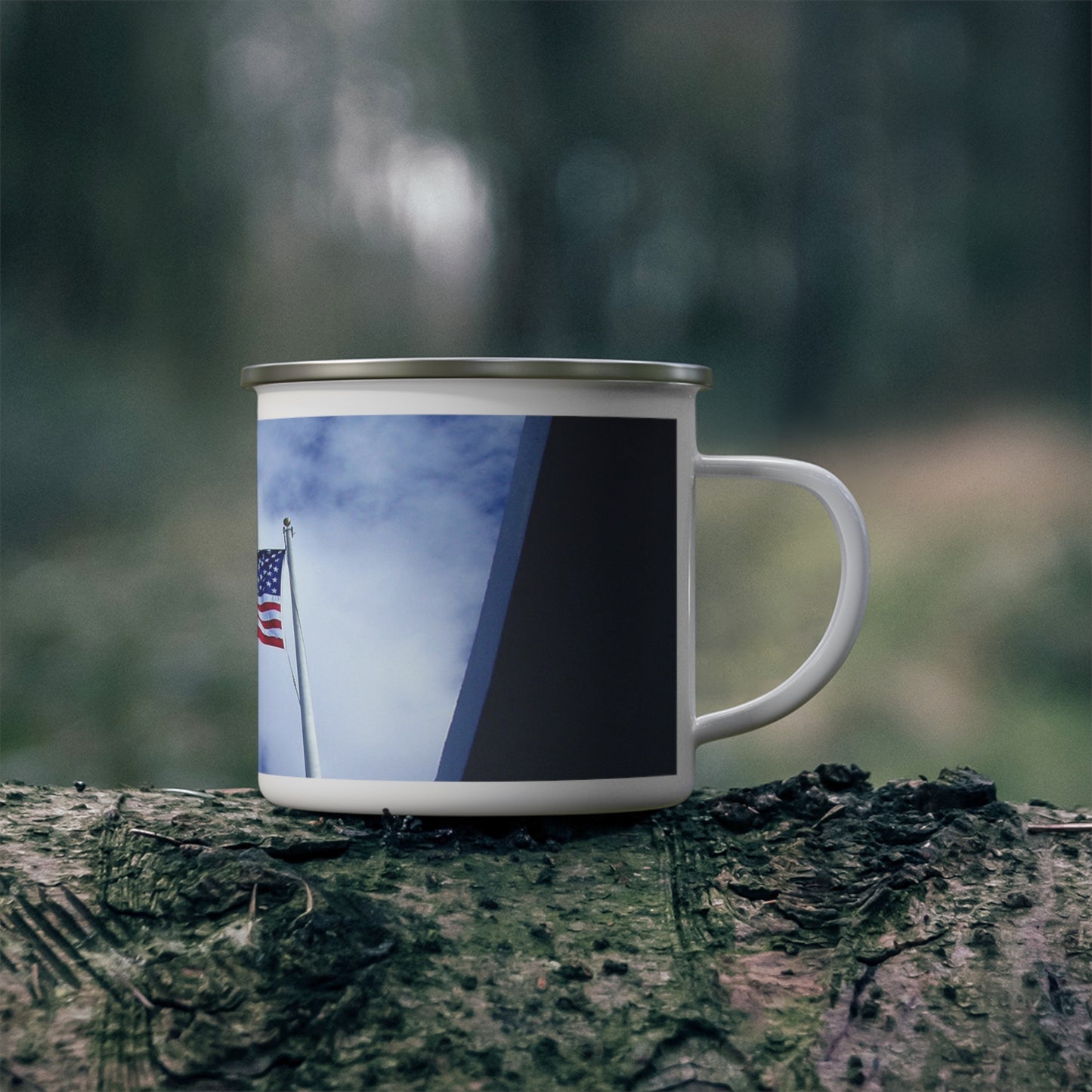 In Solemn Remembrance - Enamel Camping Mug 12oz
