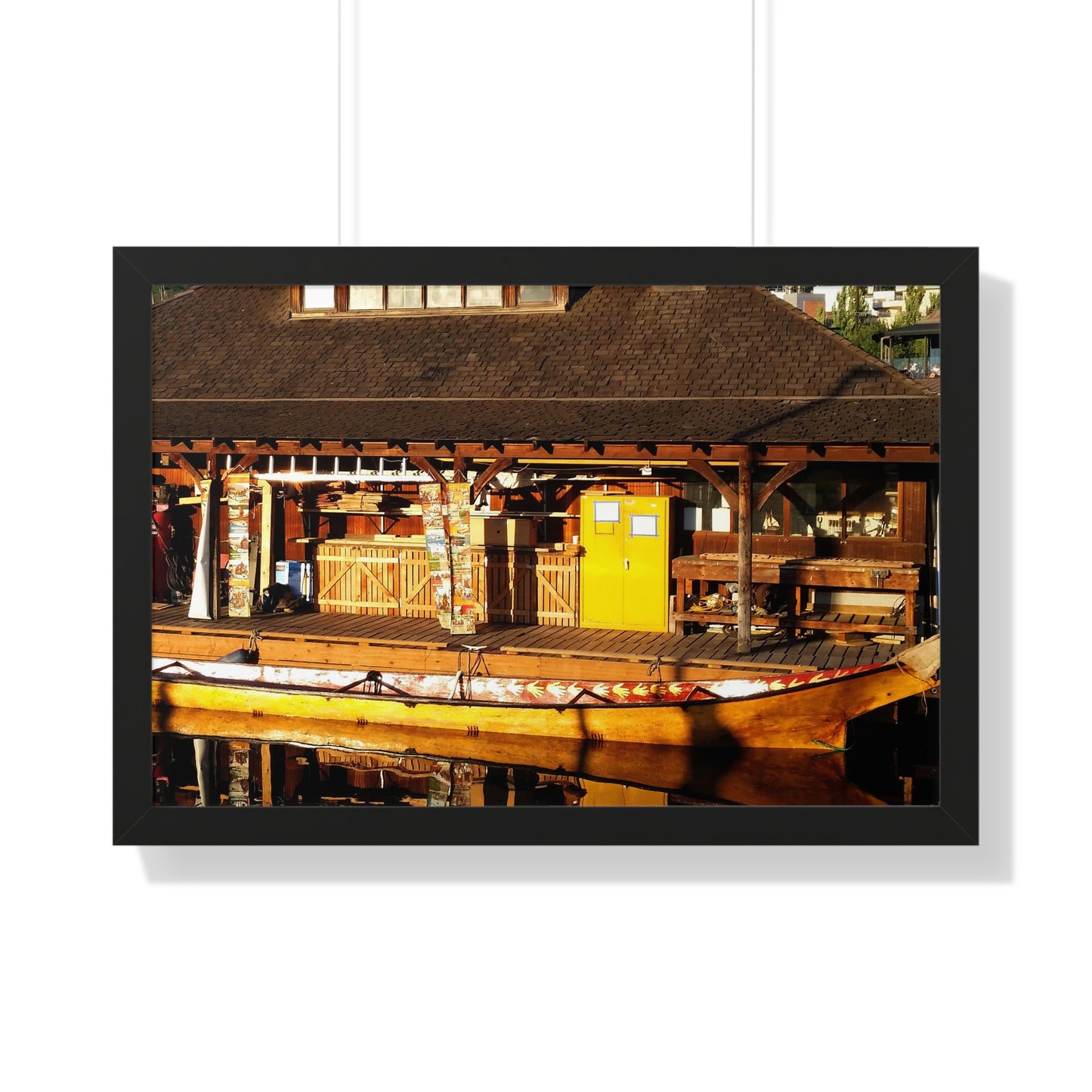 Q'il'bid Awe - Framed Horizontal Poster