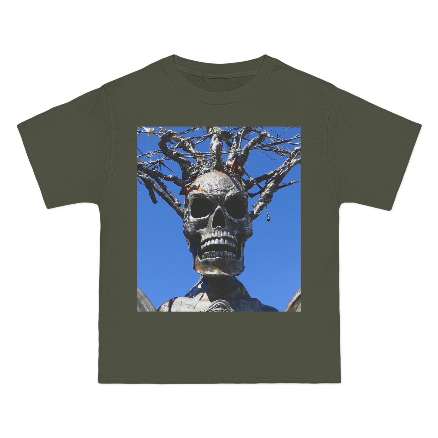 Skull Warrior Stare - Beefy-T  Short-Sleeve T-Shirt