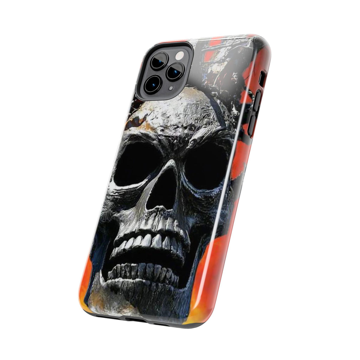 Skull Warrior Inferno Stare (v1) - Tough Phone Cases