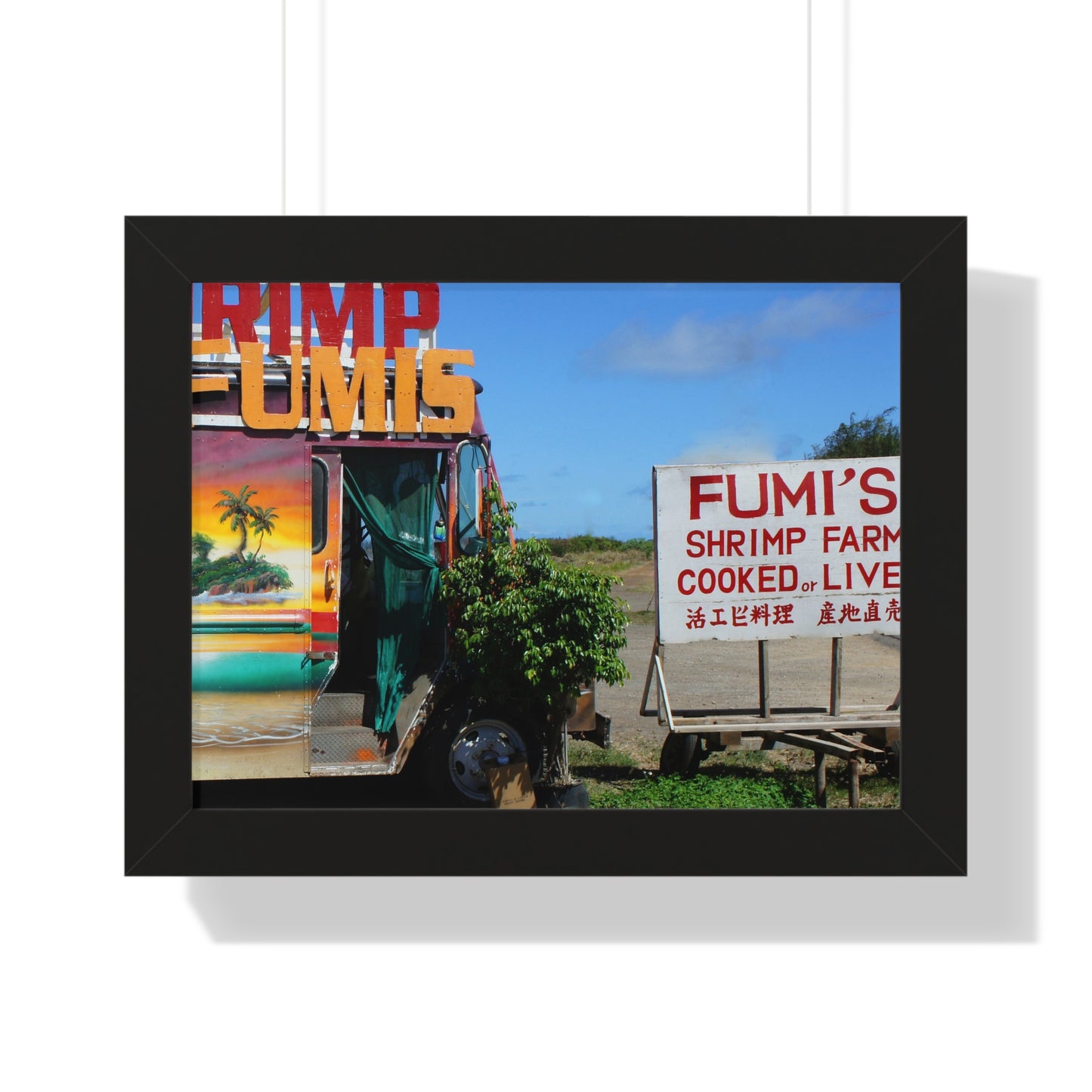 Kaulana Delights - Framed Horizontal Poster