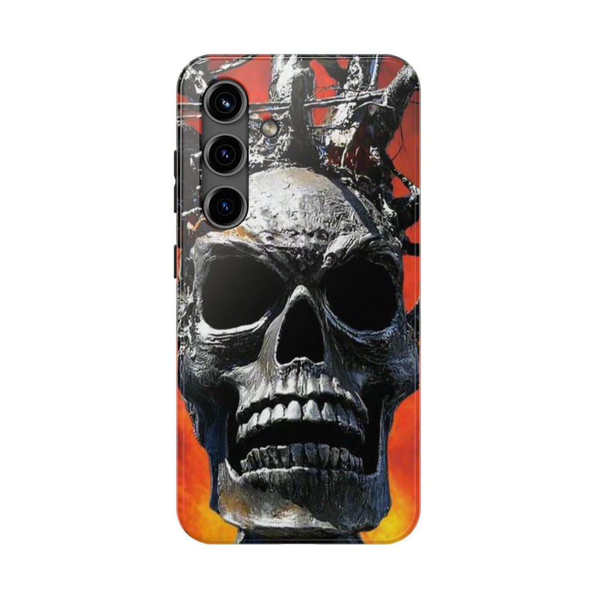 Skull Warrior Inferno Stare (v1) - Tough Phone Cases
