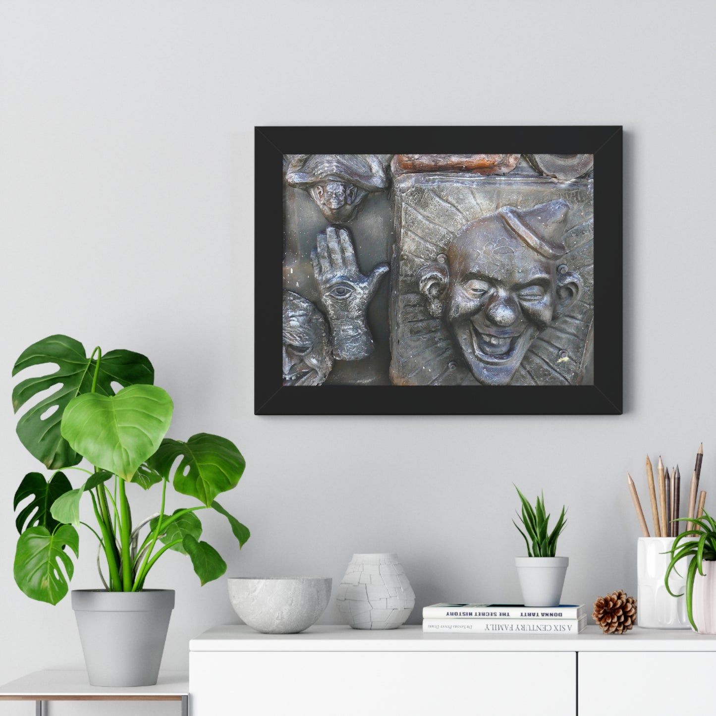 Cosmic Laughter - Framed Horizontal Poster