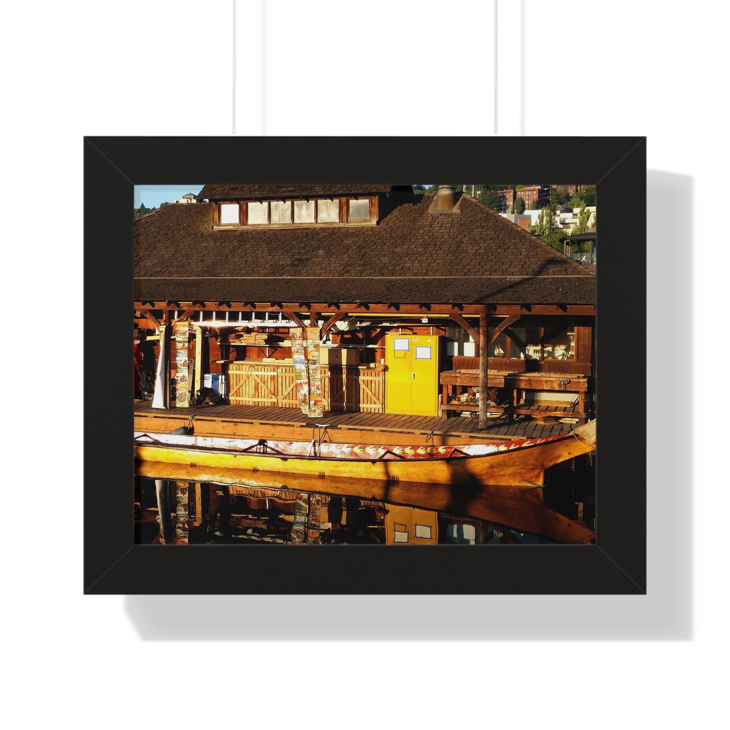 Q'il'bid Awe - Framed Horizontal Poster