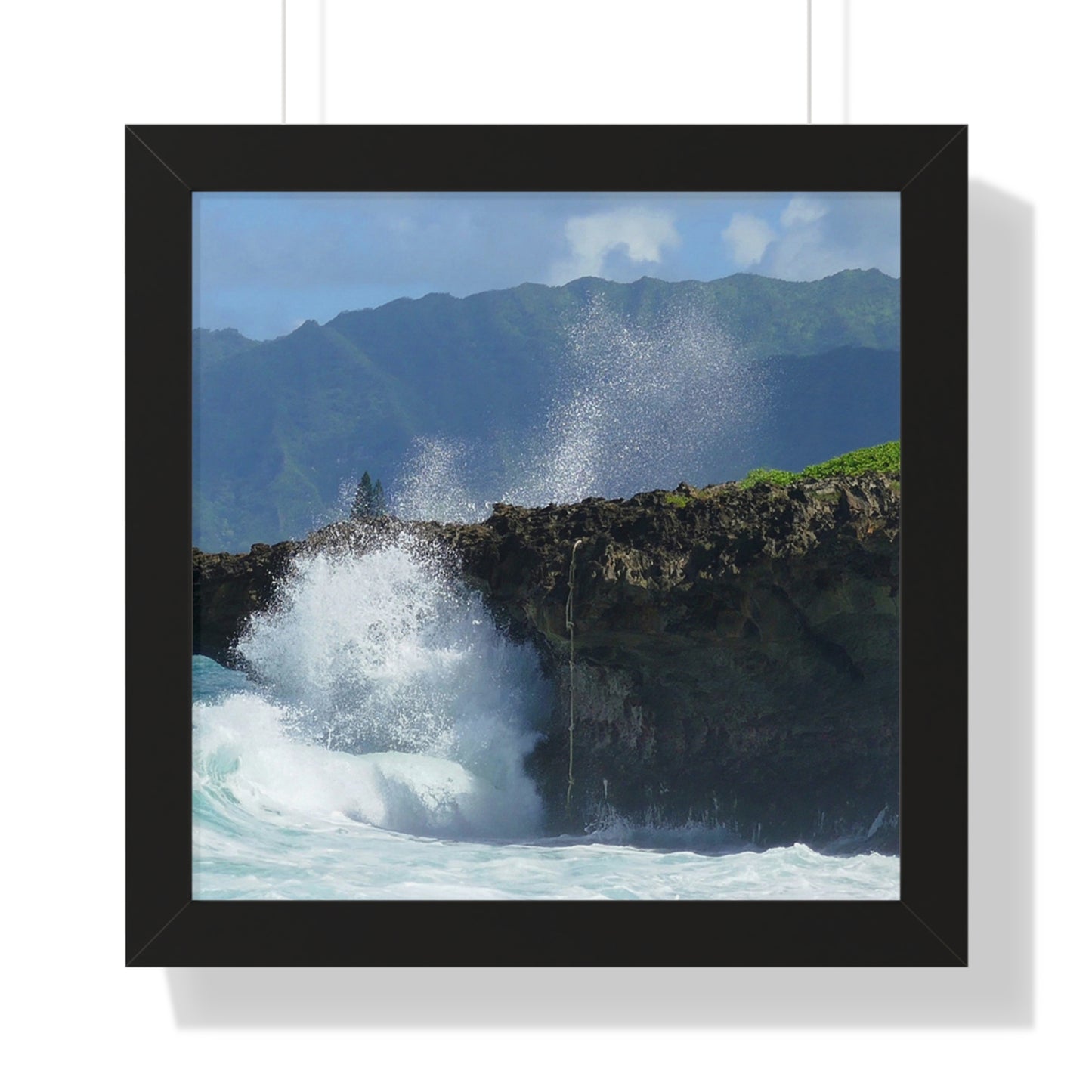 Rockin Surfer's Rope - Framed Vertical Poster