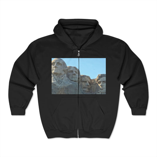 History Remembered Forever - Unisex Full Zip Hooded Sweatshirt