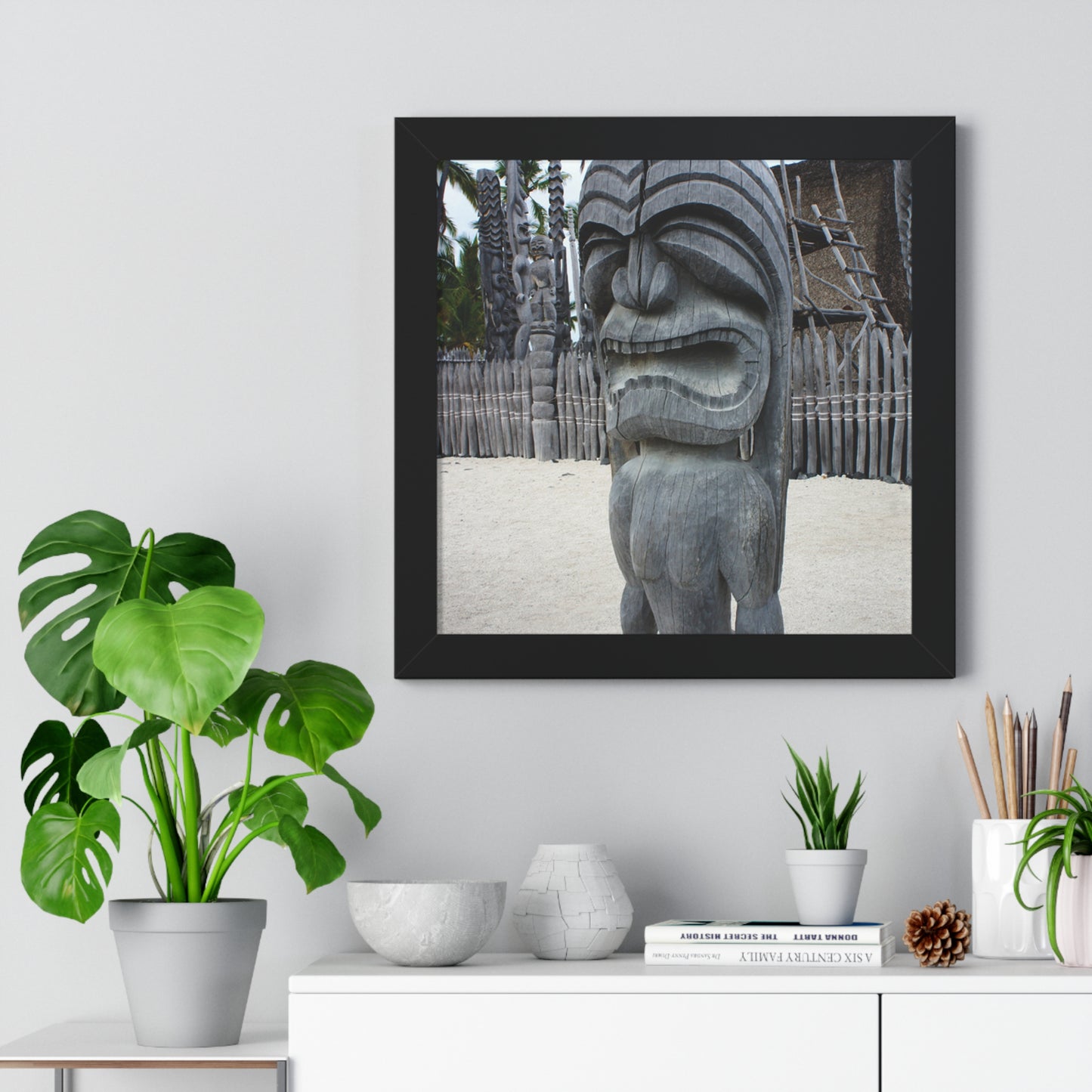 Fierce Guardian - Framed Vertical Poster