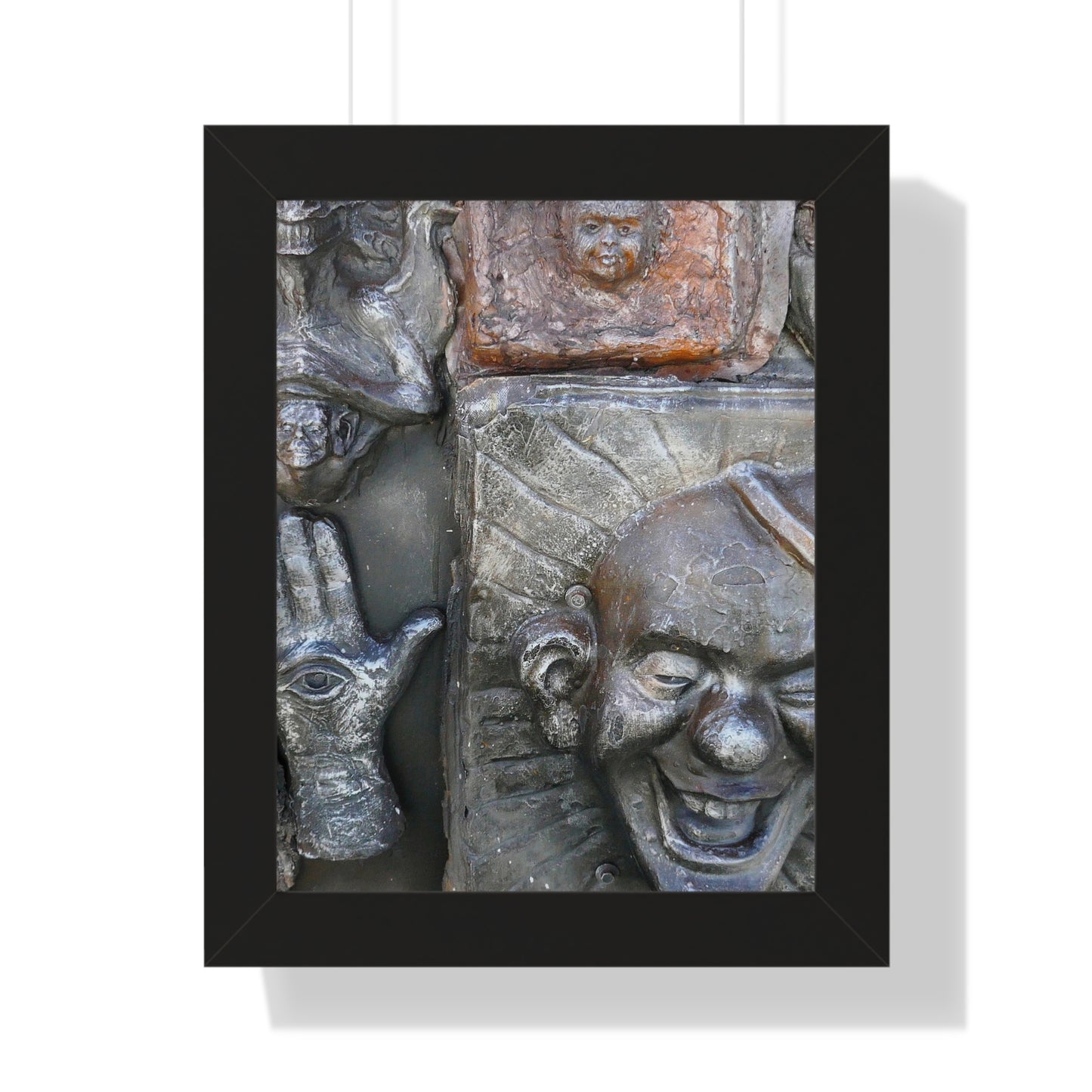 Cosmic Laughter - Framed Vertical Poster