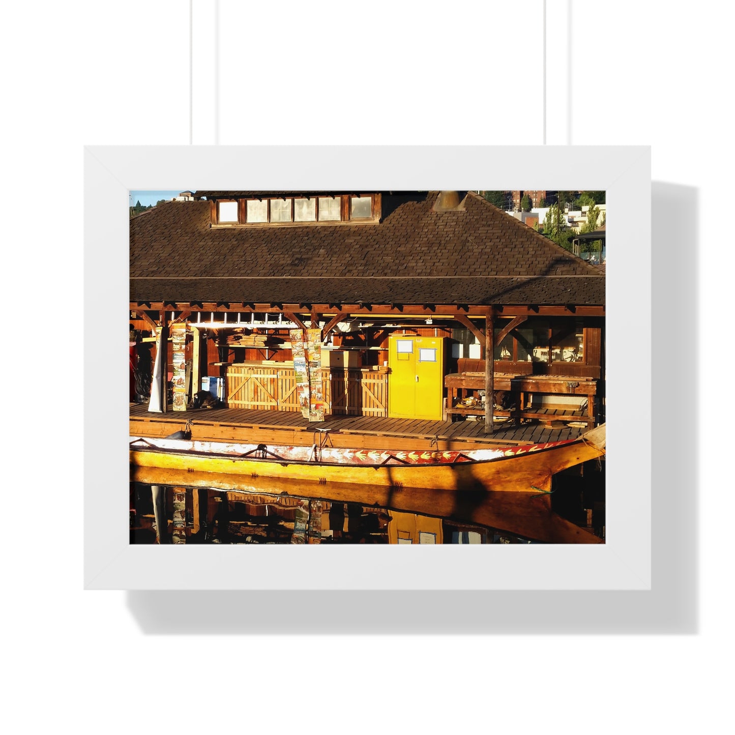 Q'il'bid Awe - Framed Horizontal Poster