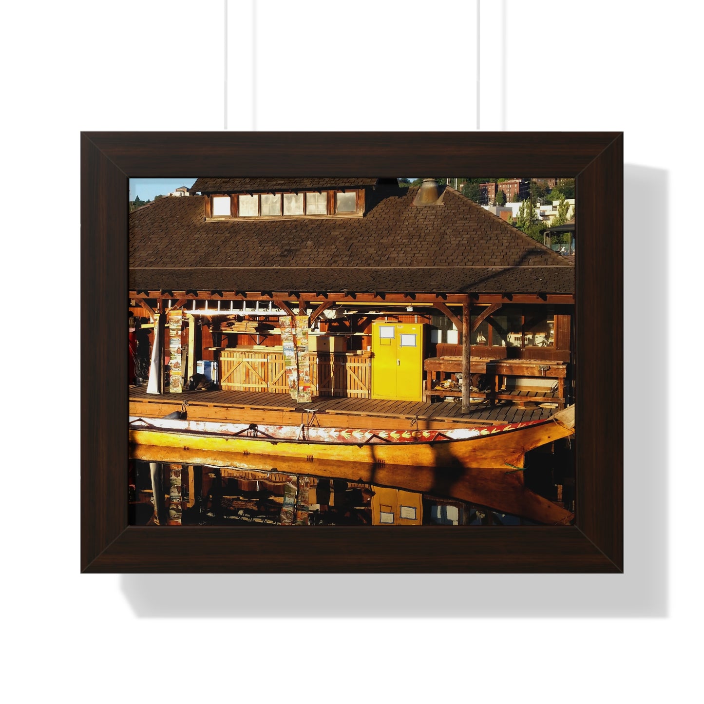 Q'il'bid Awe - Framed Horizontal Poster