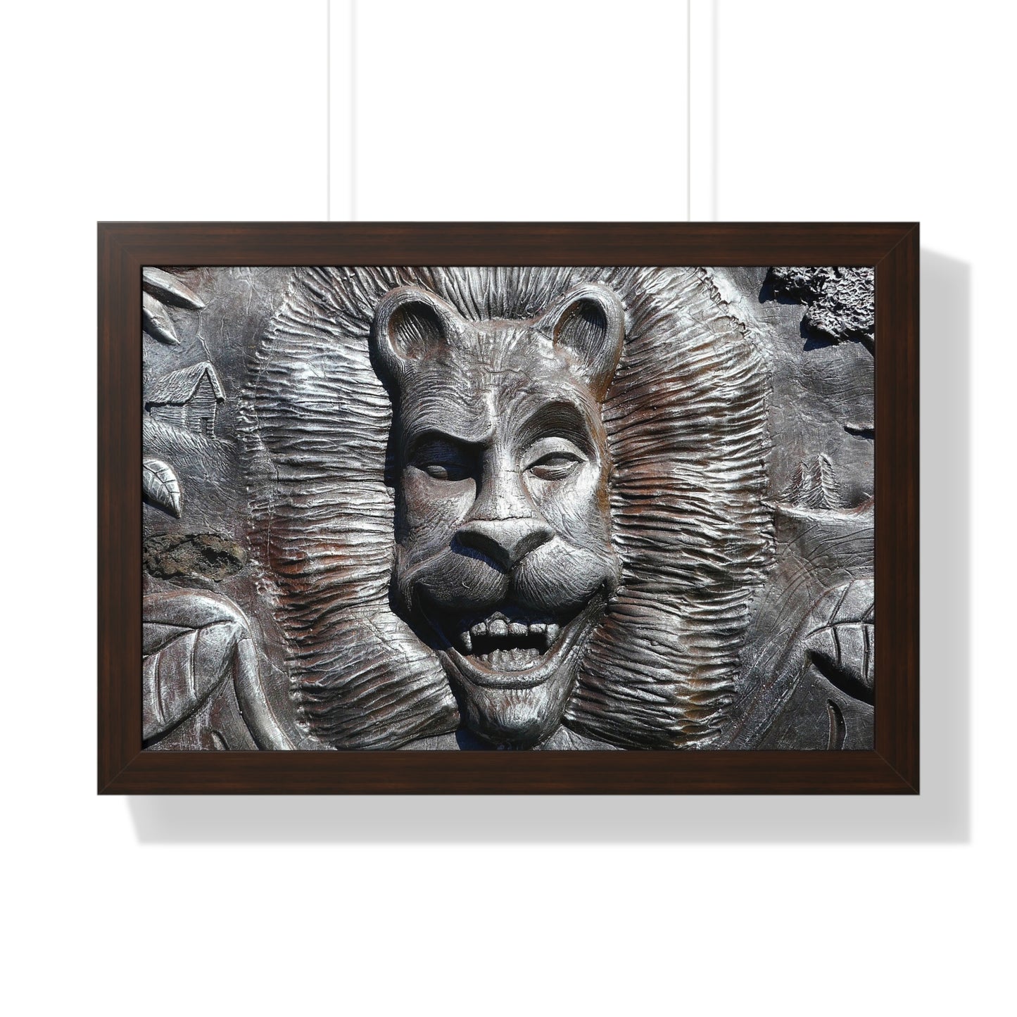 Lion's Friends Forever - Framed Horizontal Poster