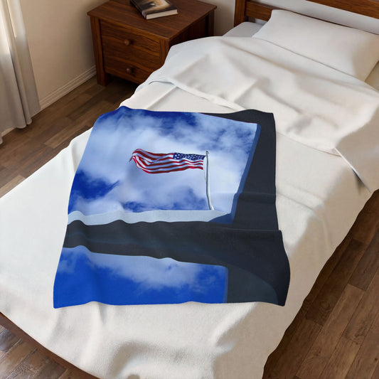 In Solemn Remembrance - Velveteen Plush Blanket ( 30"x40", 50"x60", 60"x80" )