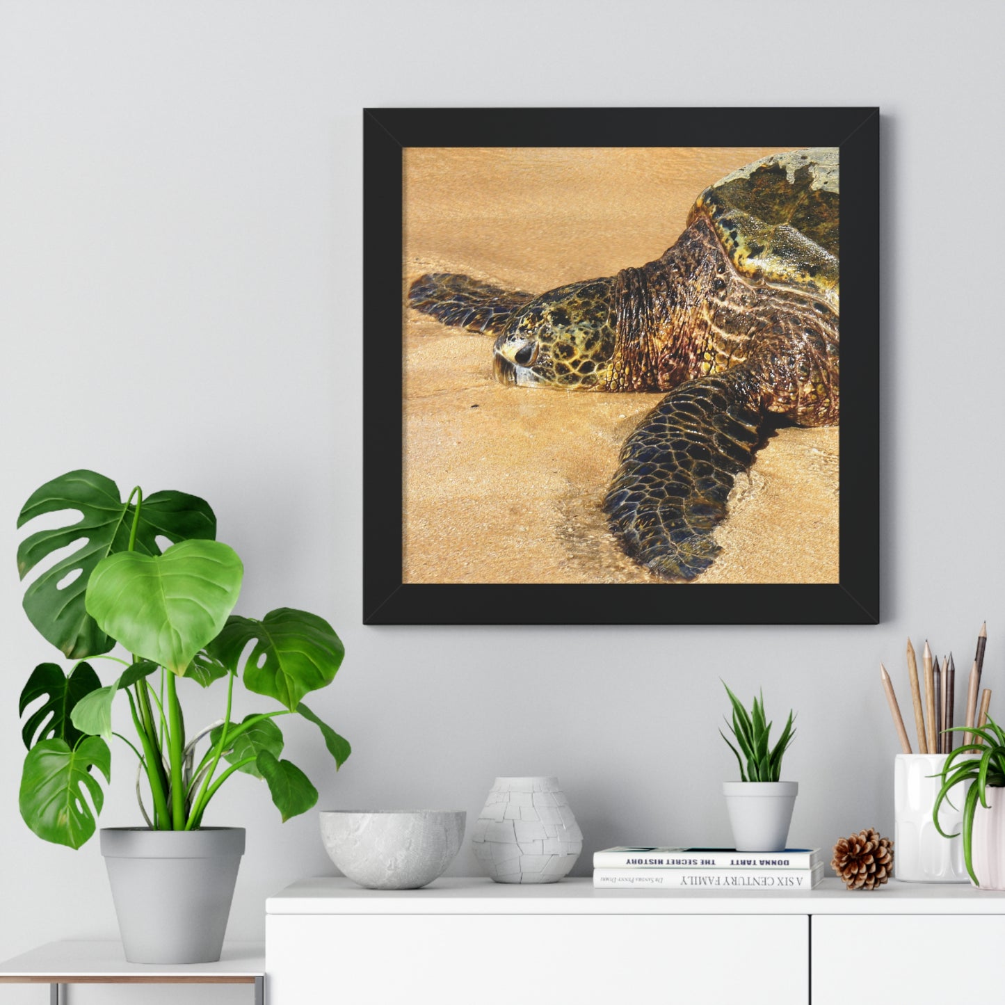 Glistening Journey - Framed Vertical Poster