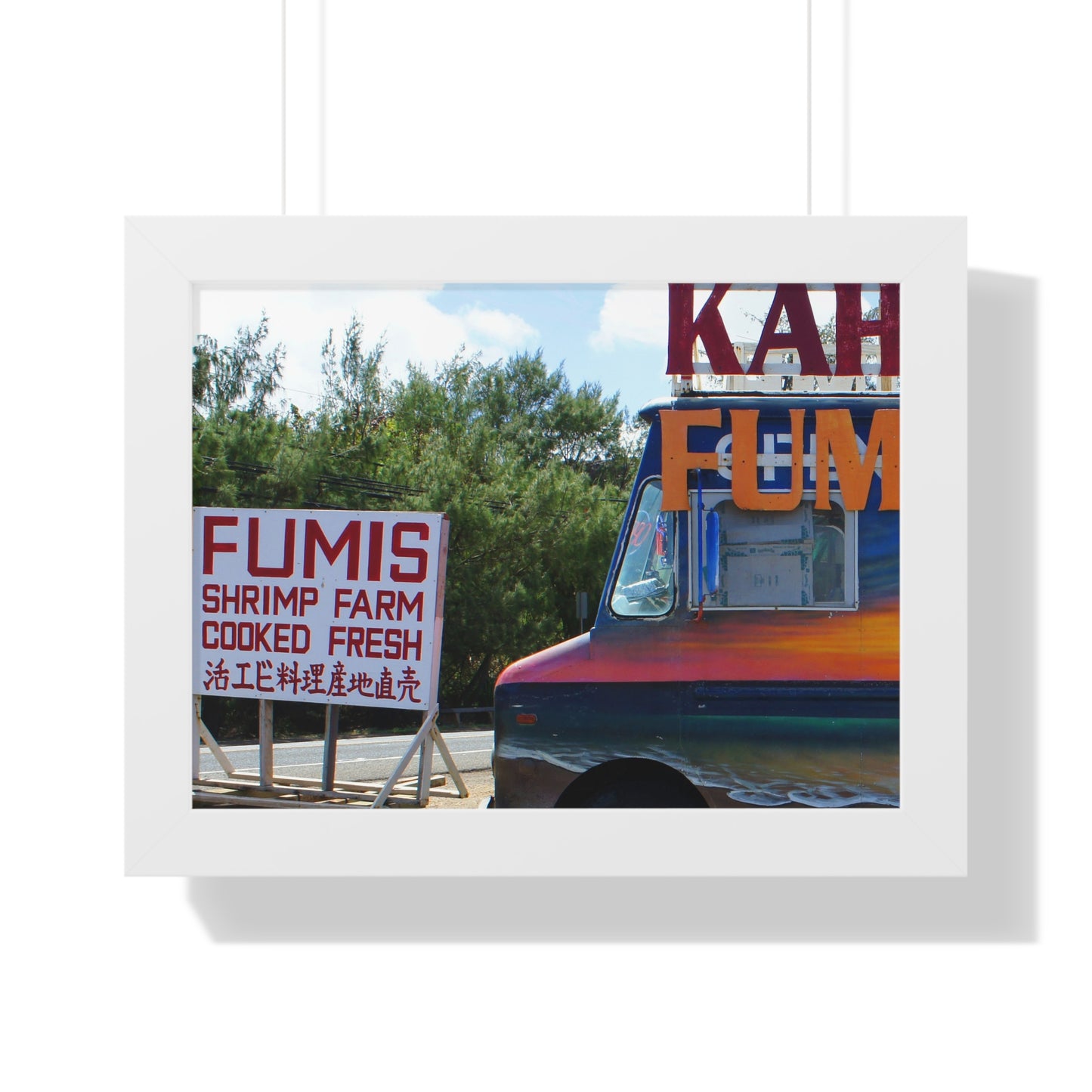 Aloha Keanu - Framed Horizontal Poster