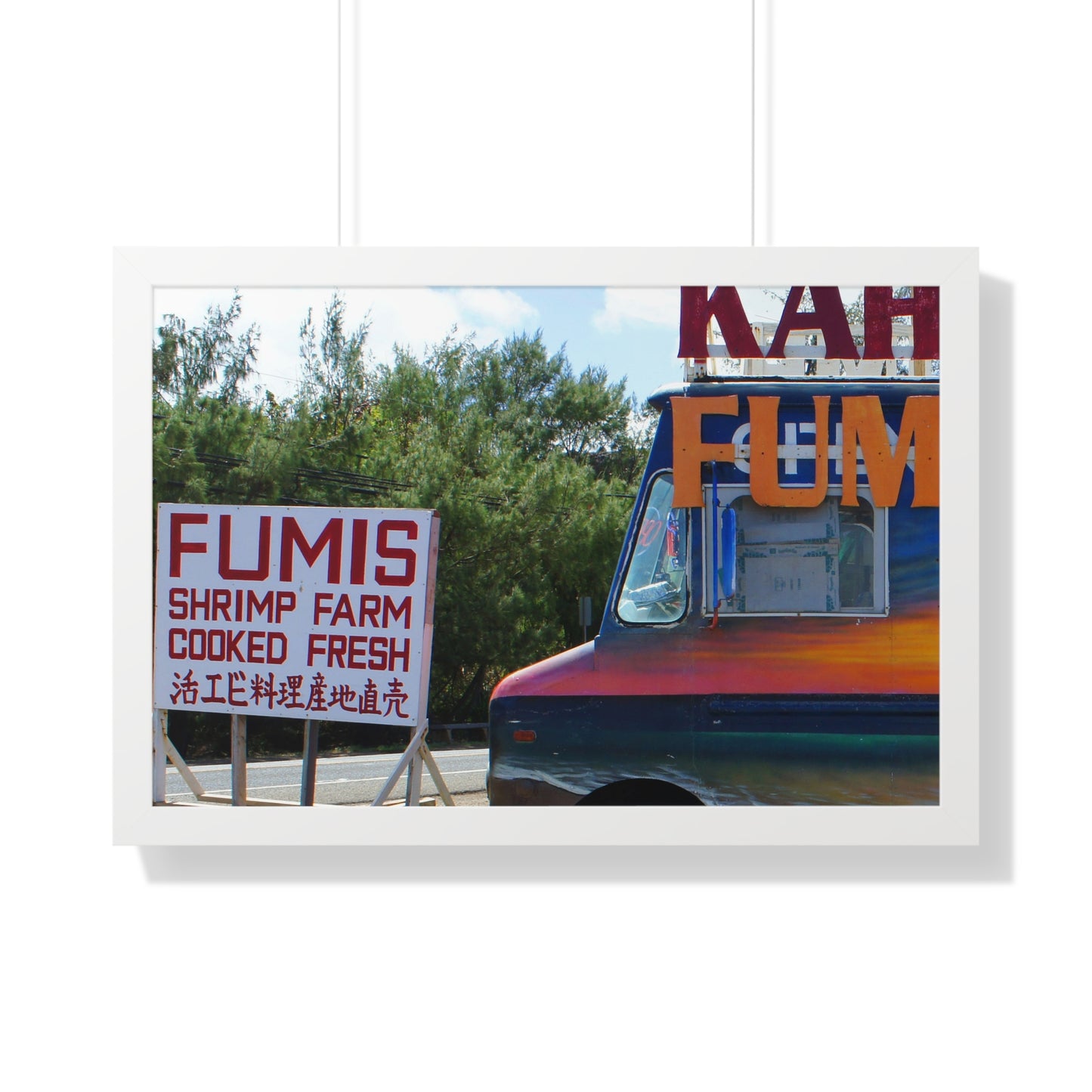 Aloha Keanu - Framed Horizontal Poster